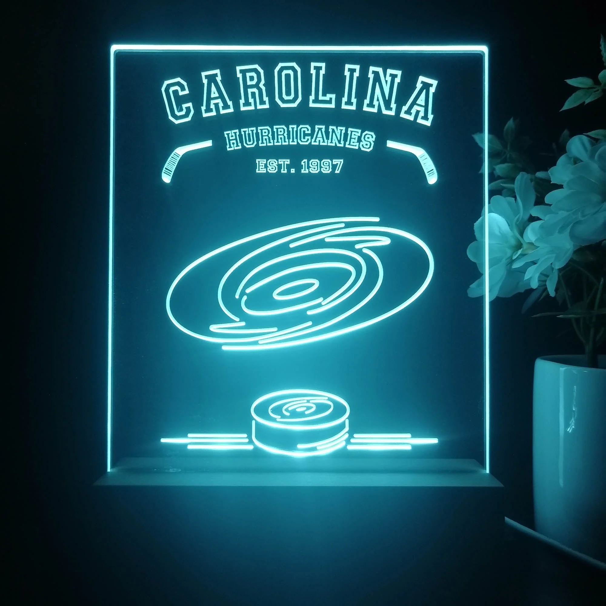 Personalized Carolina Hurricanes Souvenir Neon LED Night Light Sign - Image 3