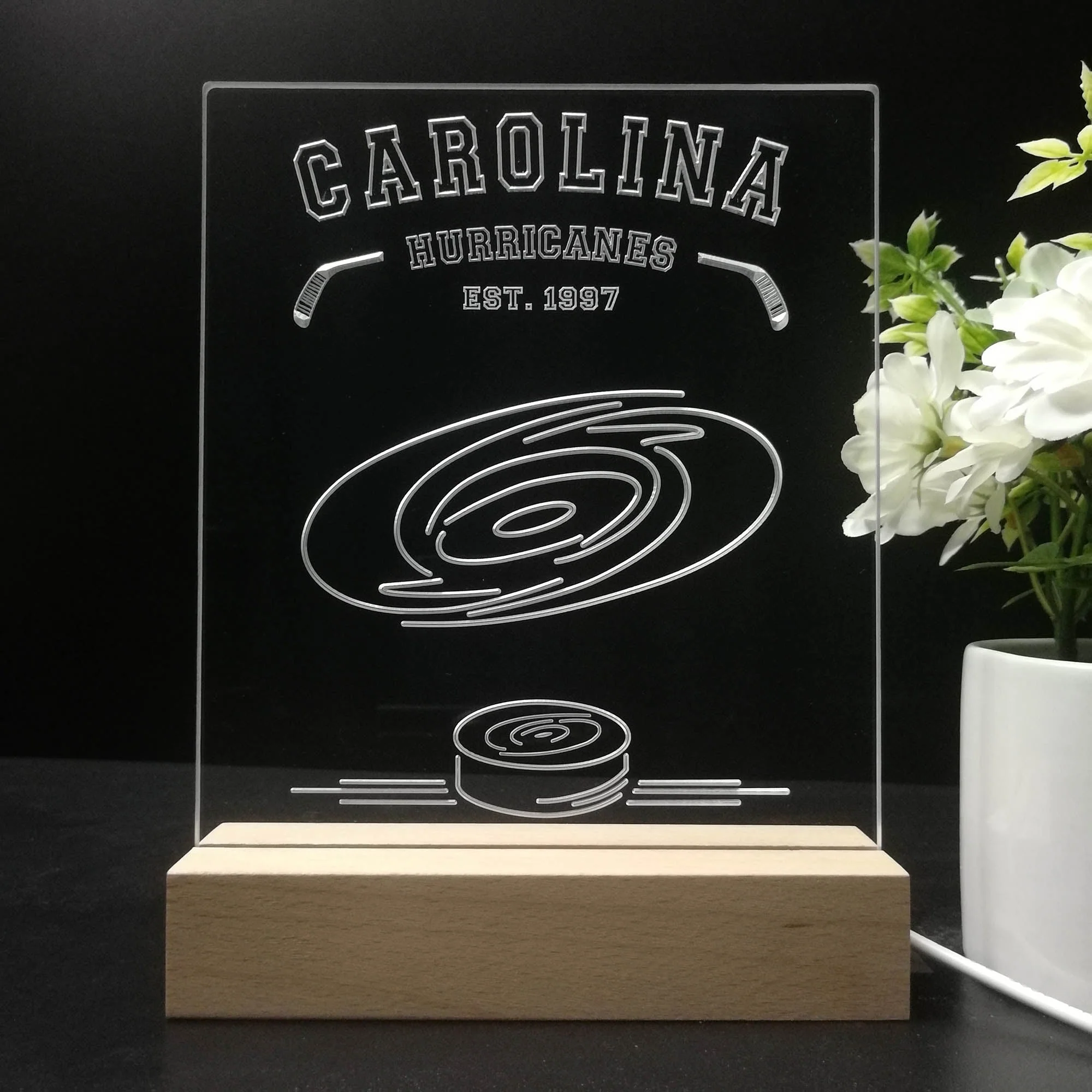 Personalized Carolina Hurricanes Souvenir Neon LED Night Light Sign - Image 8
