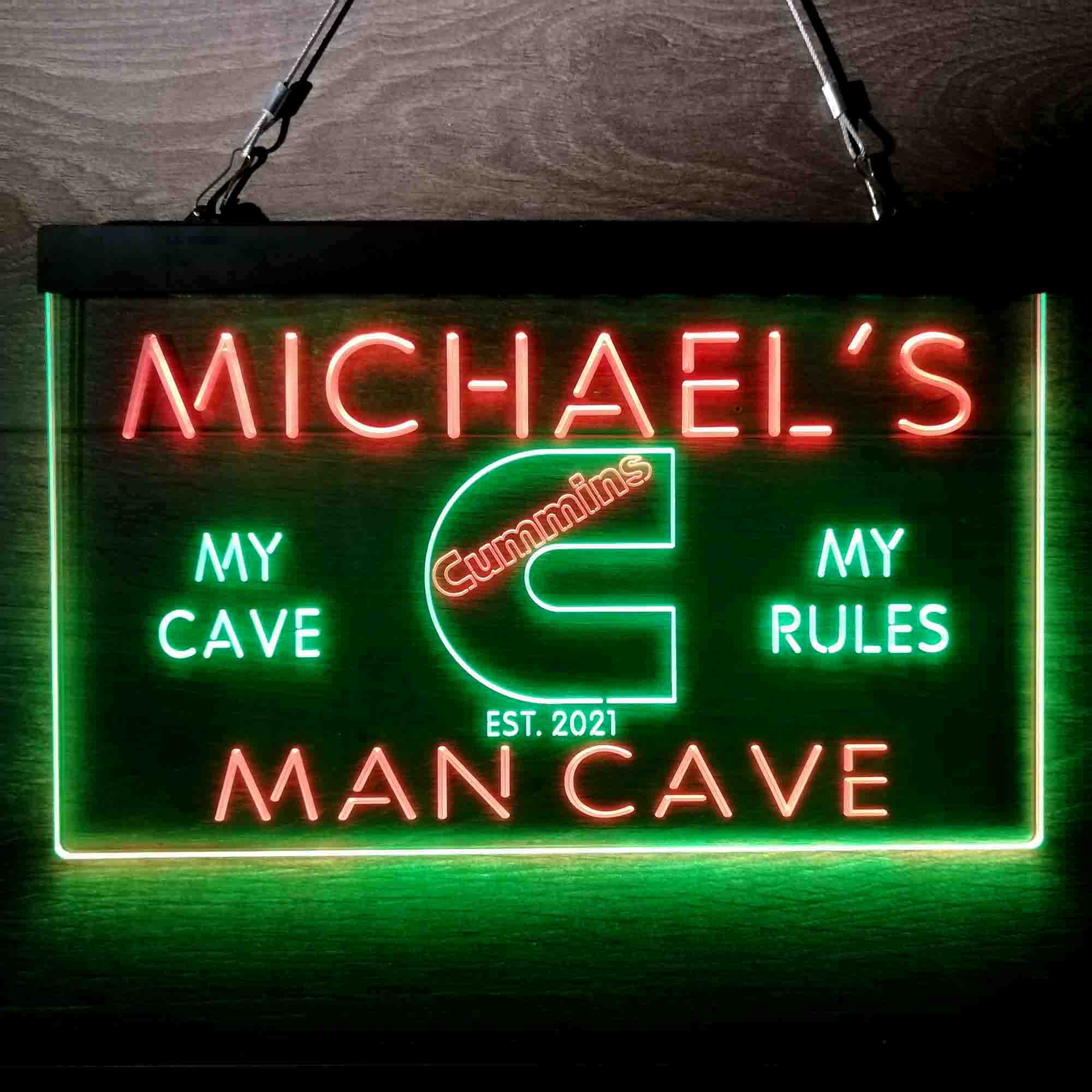 Personalized Cummins Truck Neon-Like LED Sign, Garage Gift - Image 10