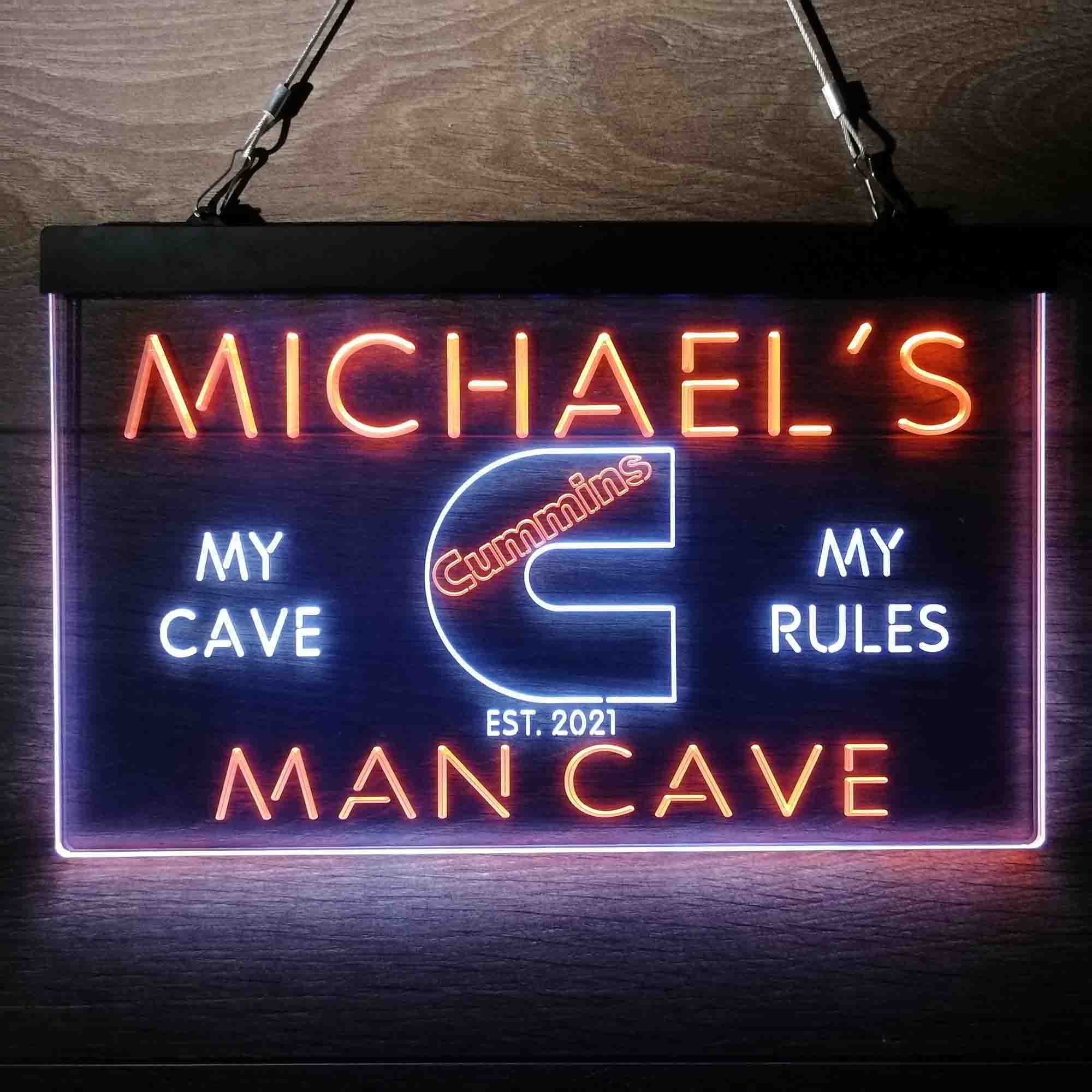 Personalized Cummins Truck Neon-Like LED Sign, Garage Gift - Image 12