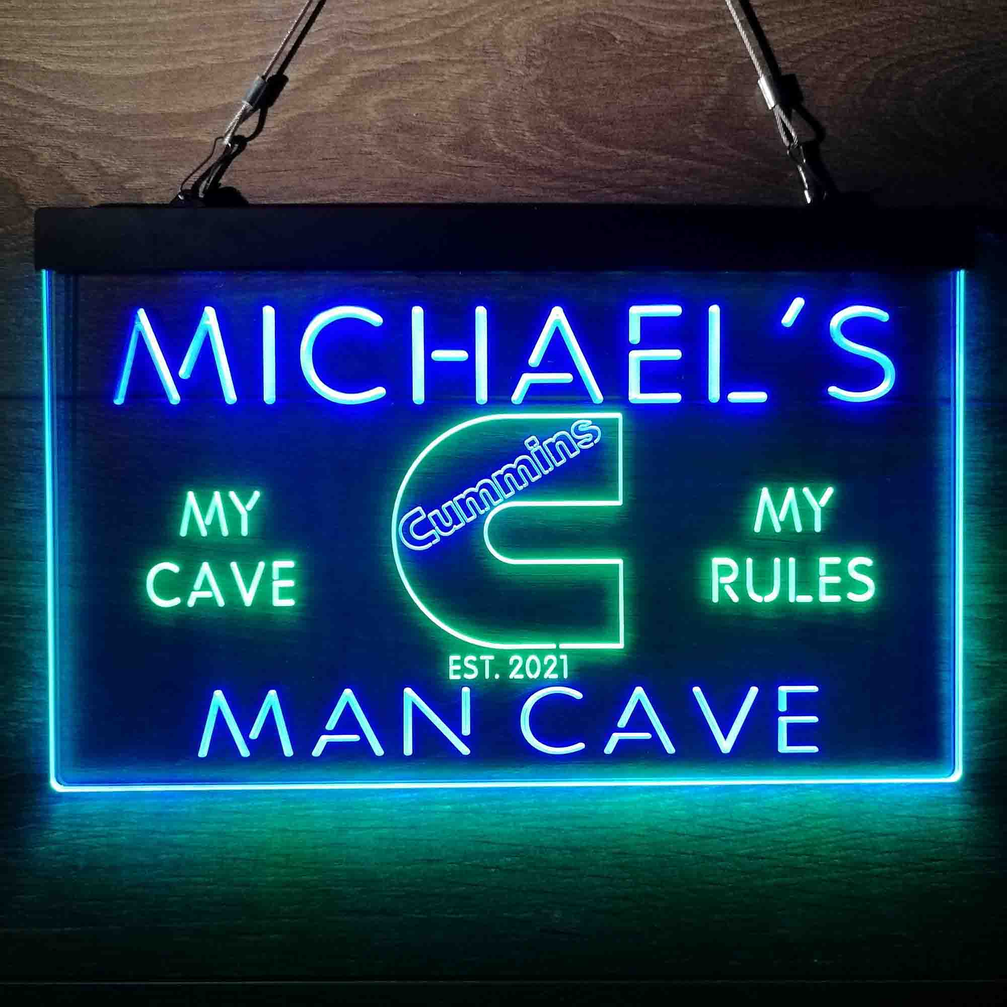 Personalized Cummins Truck Neon-Like LED Sign, Garage Gift - Image 13