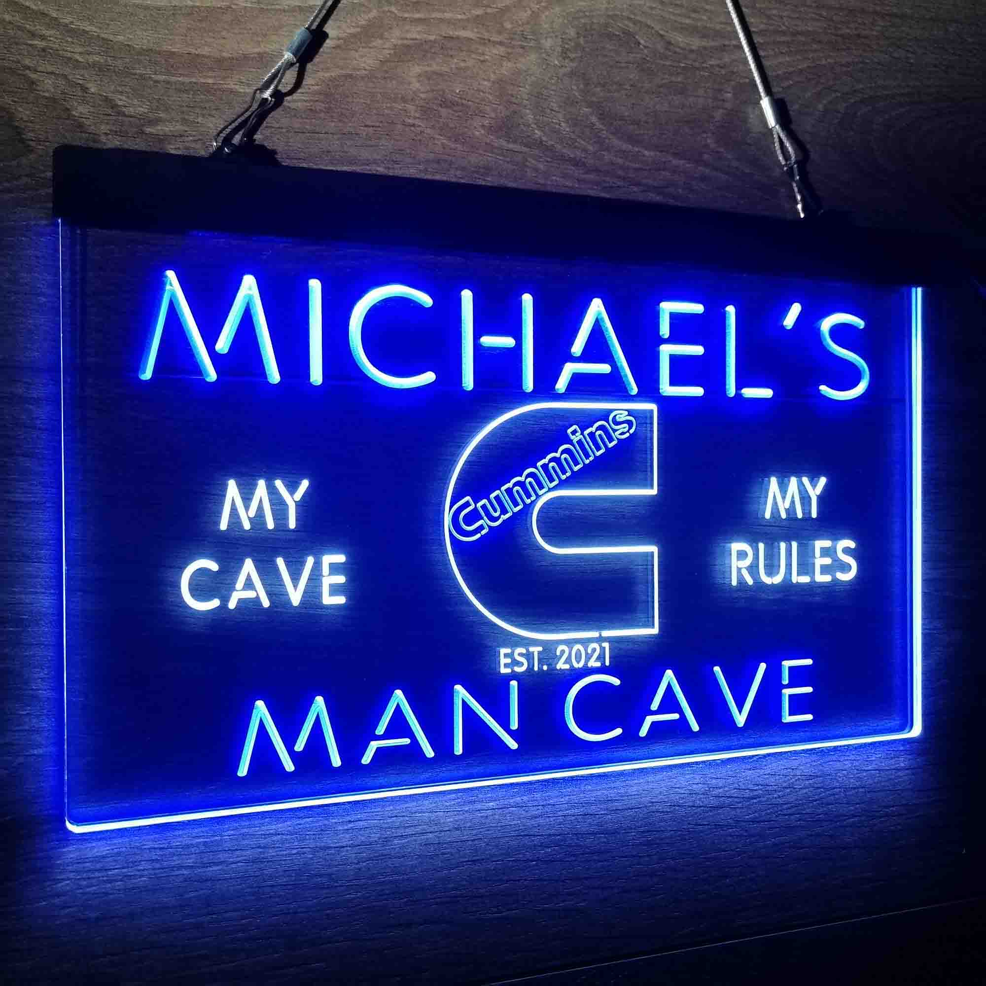 Personalized Cummins Truck Neon-Like LED Sign, Garage Gift - Image 18