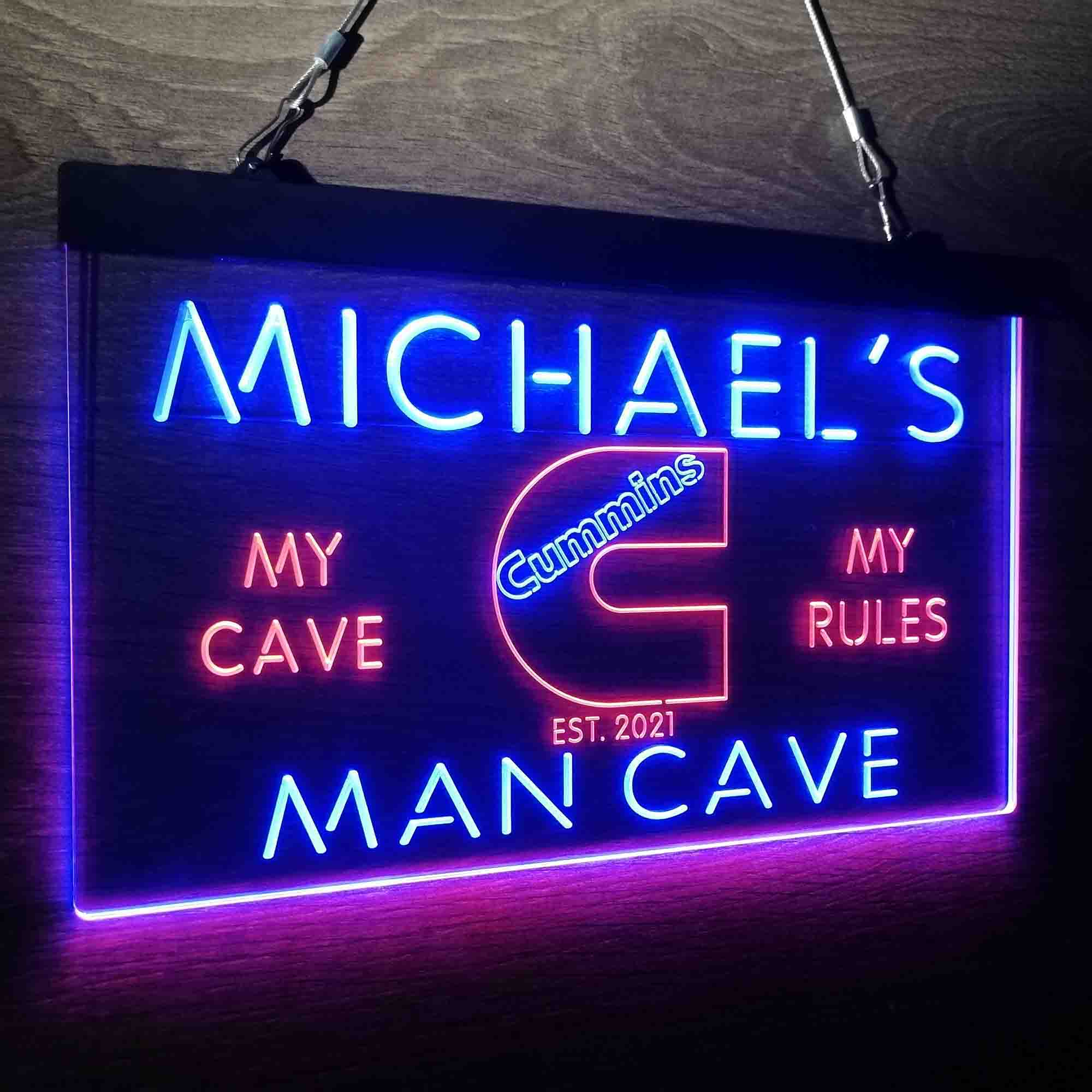 Personalized Cummins Truck Neon-Like LED Sign, Garage Gift - Image 20
