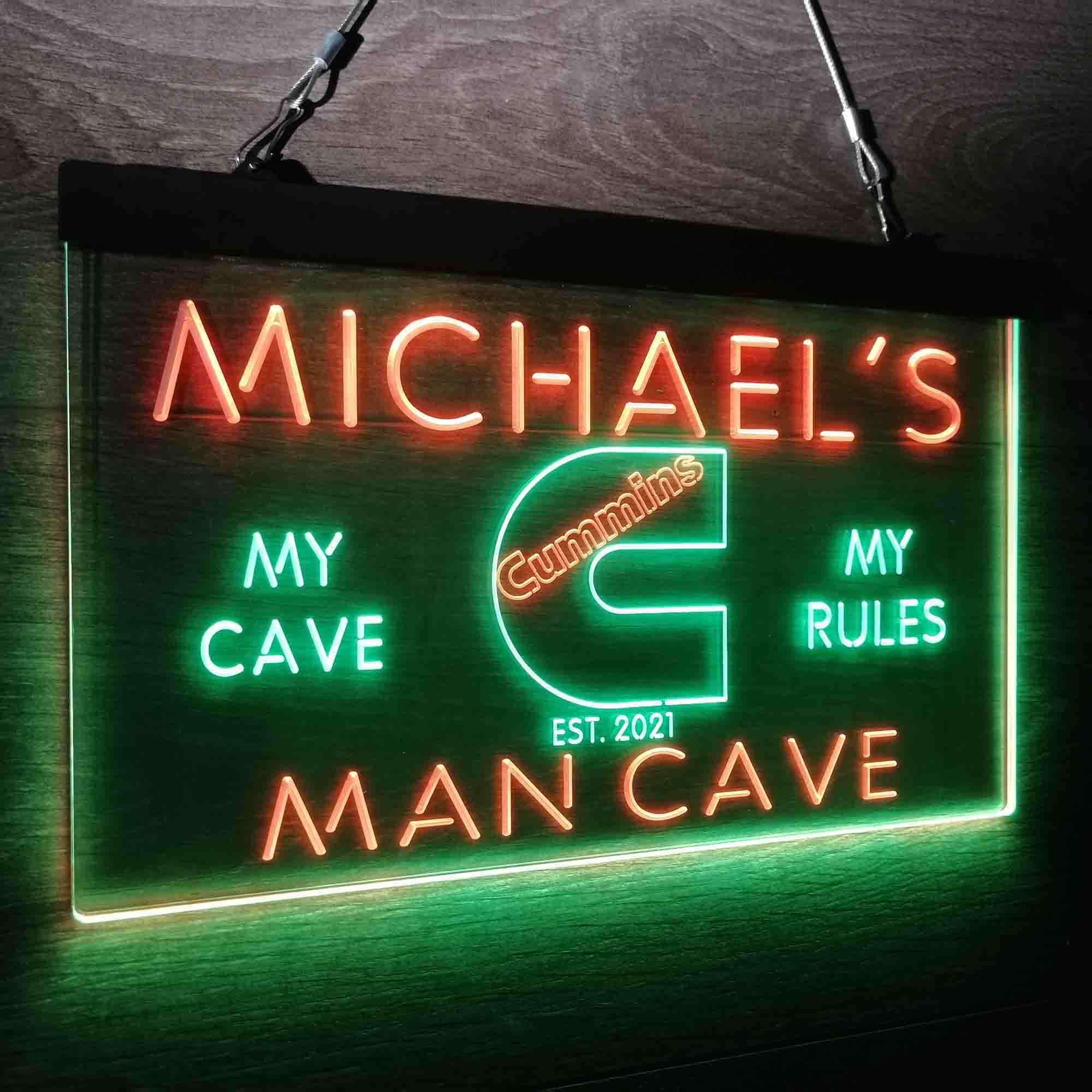 Personalized Cummins Truck Neon-Like LED Sign, Garage Gift - Image 23