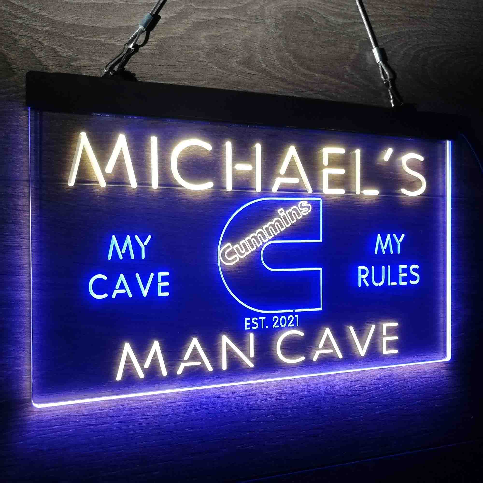 Personalized Cummins Truck Neon-Like LED Sign, Garage Gift - Image 24
