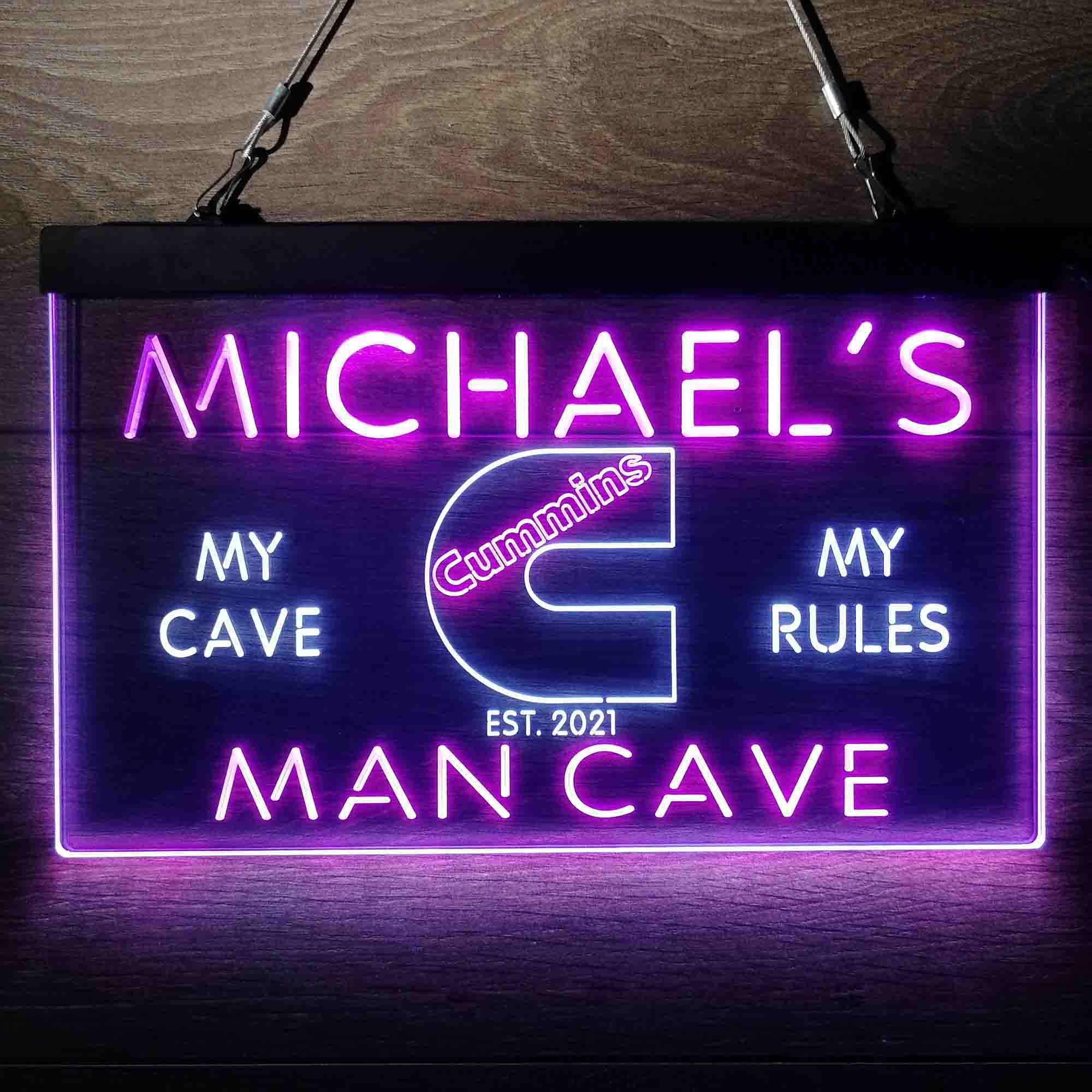 Personalized Cummins Truck Neon-Like LED Sign, Garage Gift - Image 6