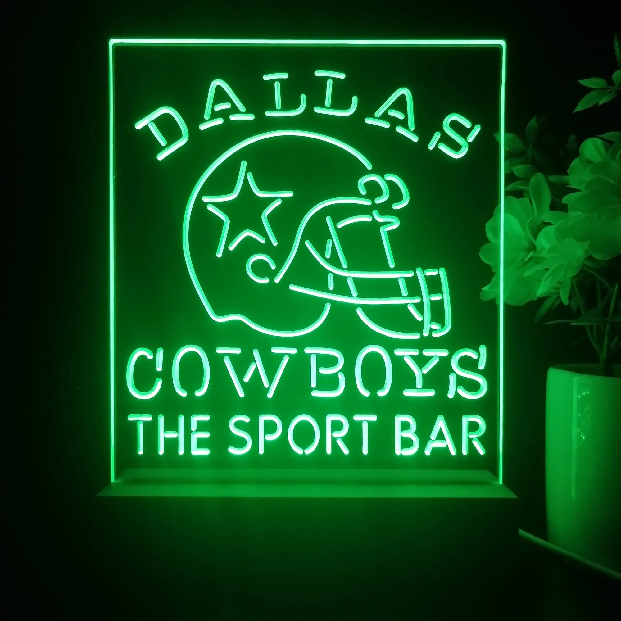 Personalized Dallas Cowboys Souvenir Neon LED Sign Lamp - Image 5