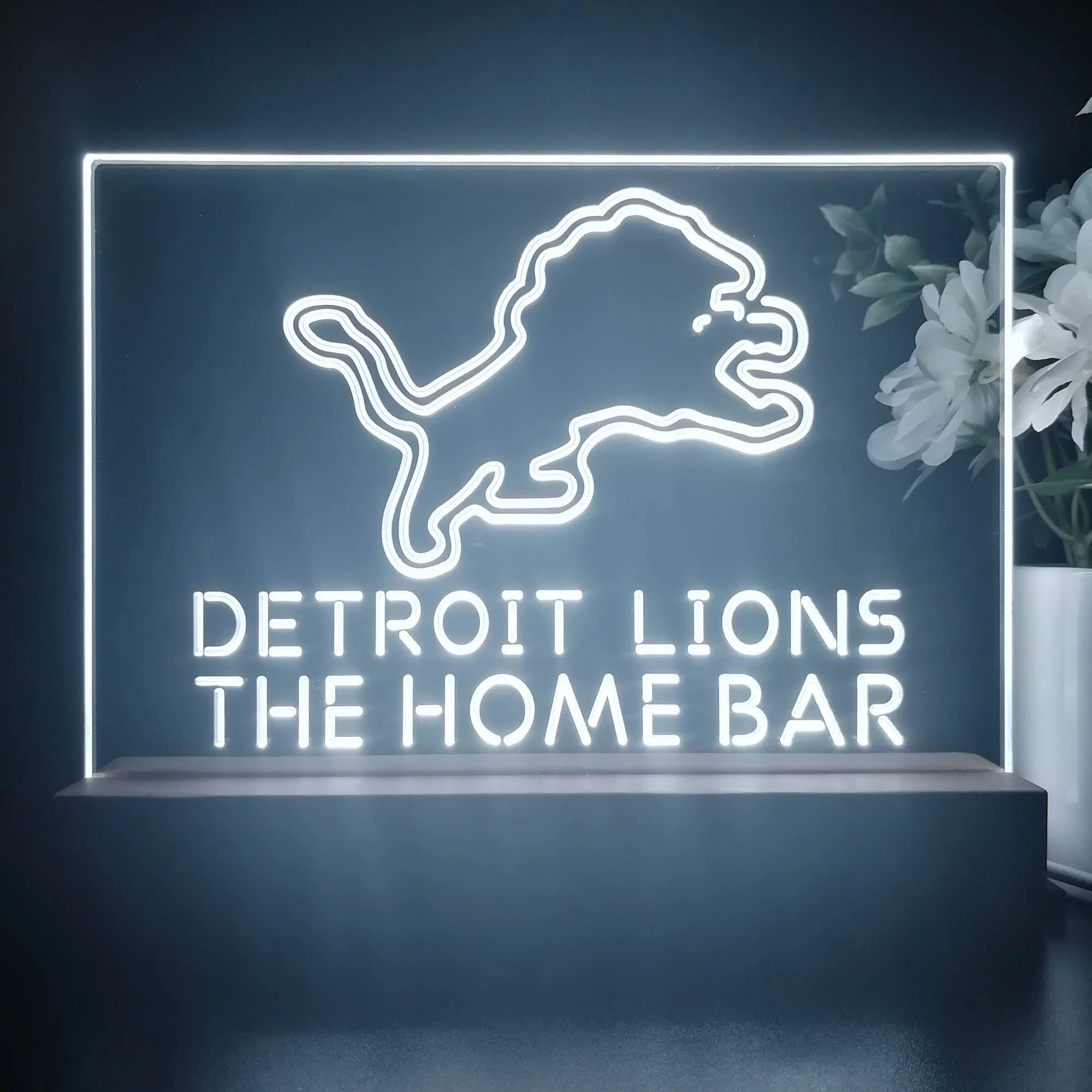 Personalized Detroits Lion Souvenir Neon LED Night Light Sign - Image 4