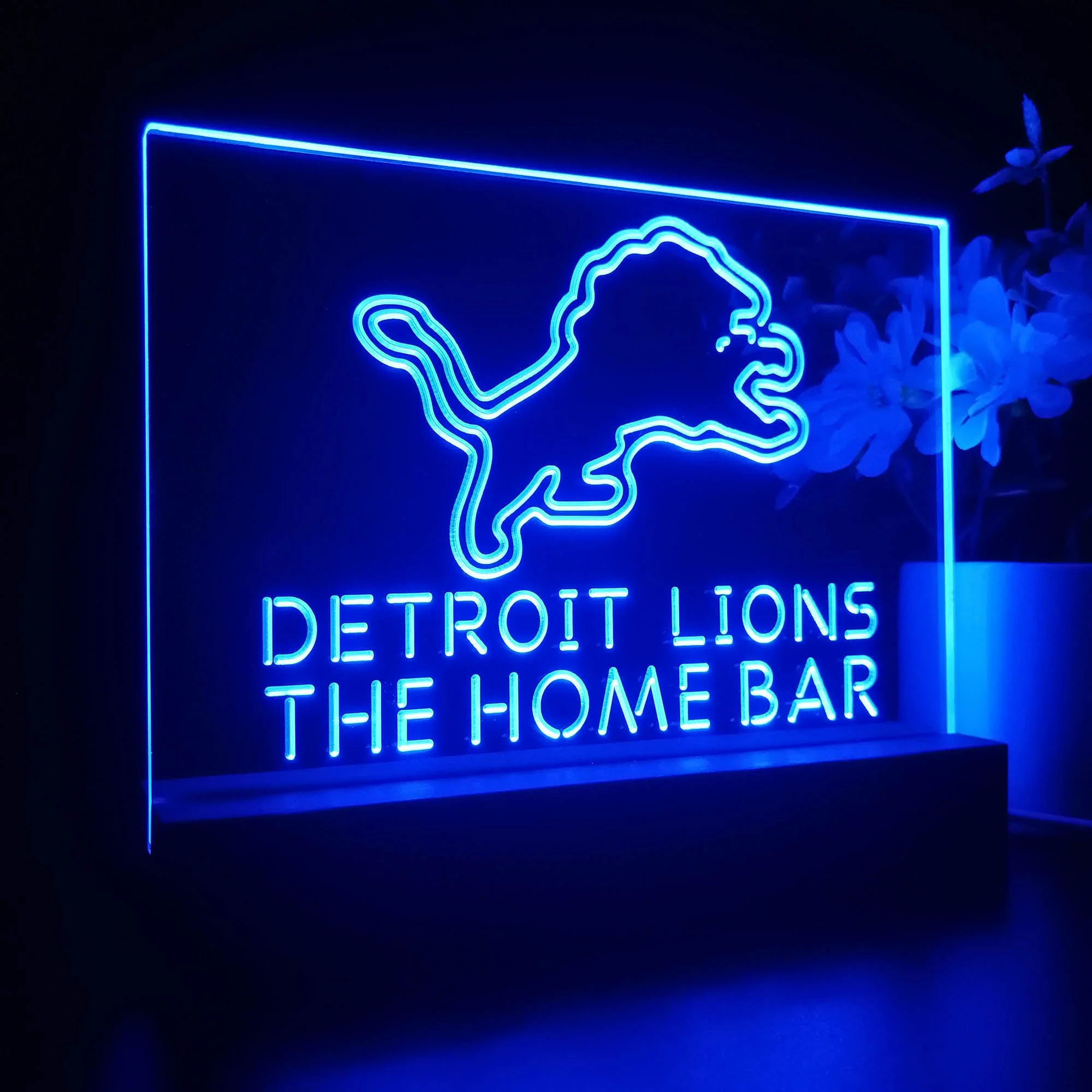 Personalized Detroits Lion Souvenir Neon LED Night Light Sign - Image 5