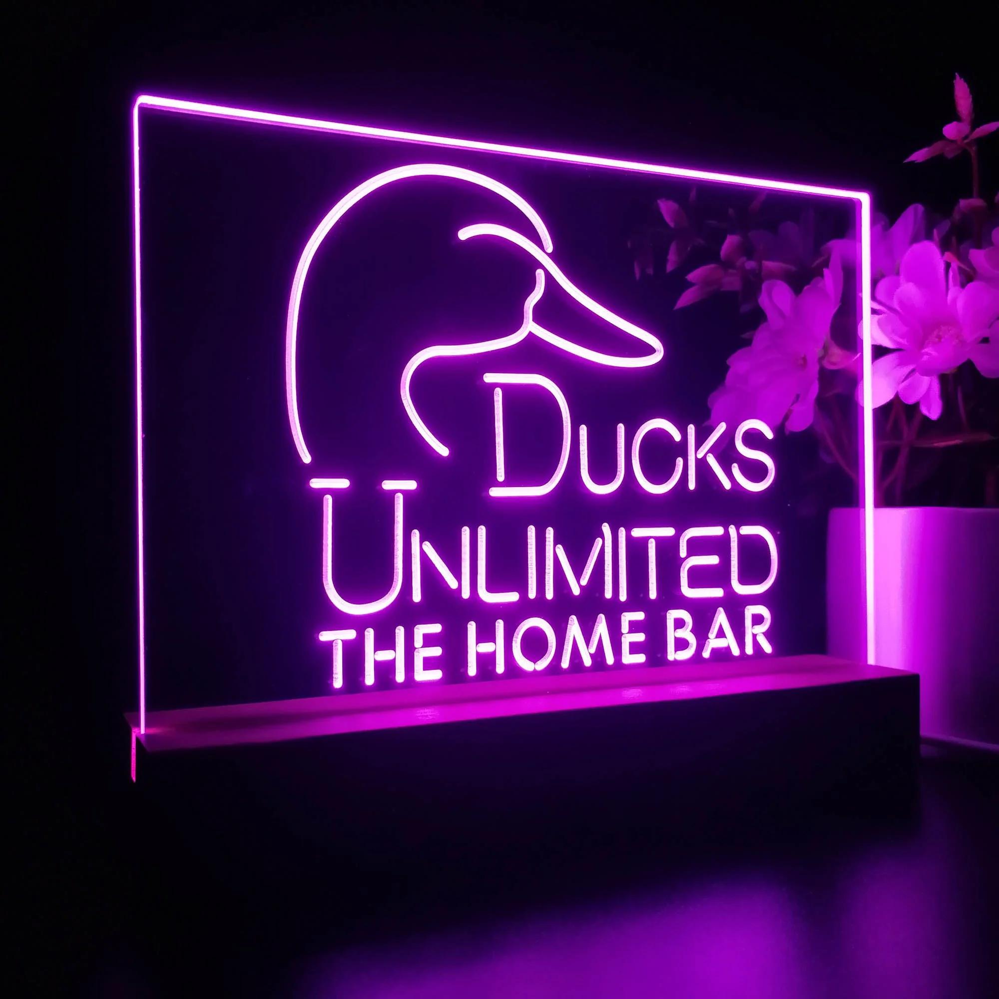 Personalized Ducks Unlimited Souvenir Neon LED Night Light Sign - Image 7
