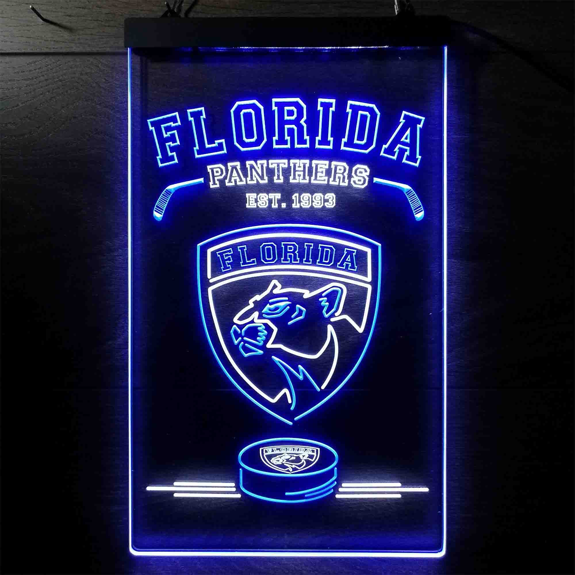 Custom Florida Panthers Est. 1993 NHL Neon-Like LED Sign - Father's Day Gift - Image 10