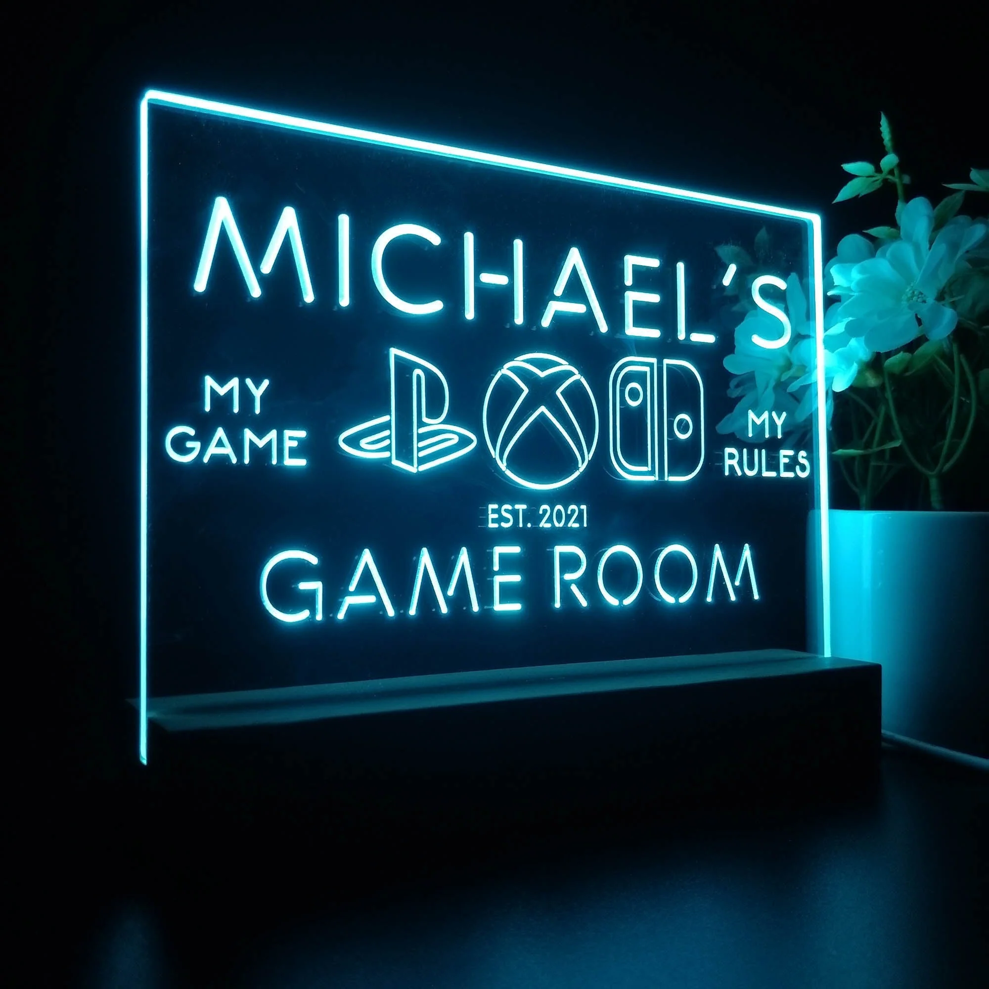 Personalized Gaming Console Collection Souvenir Neon LED Night Light Sign - Image 6