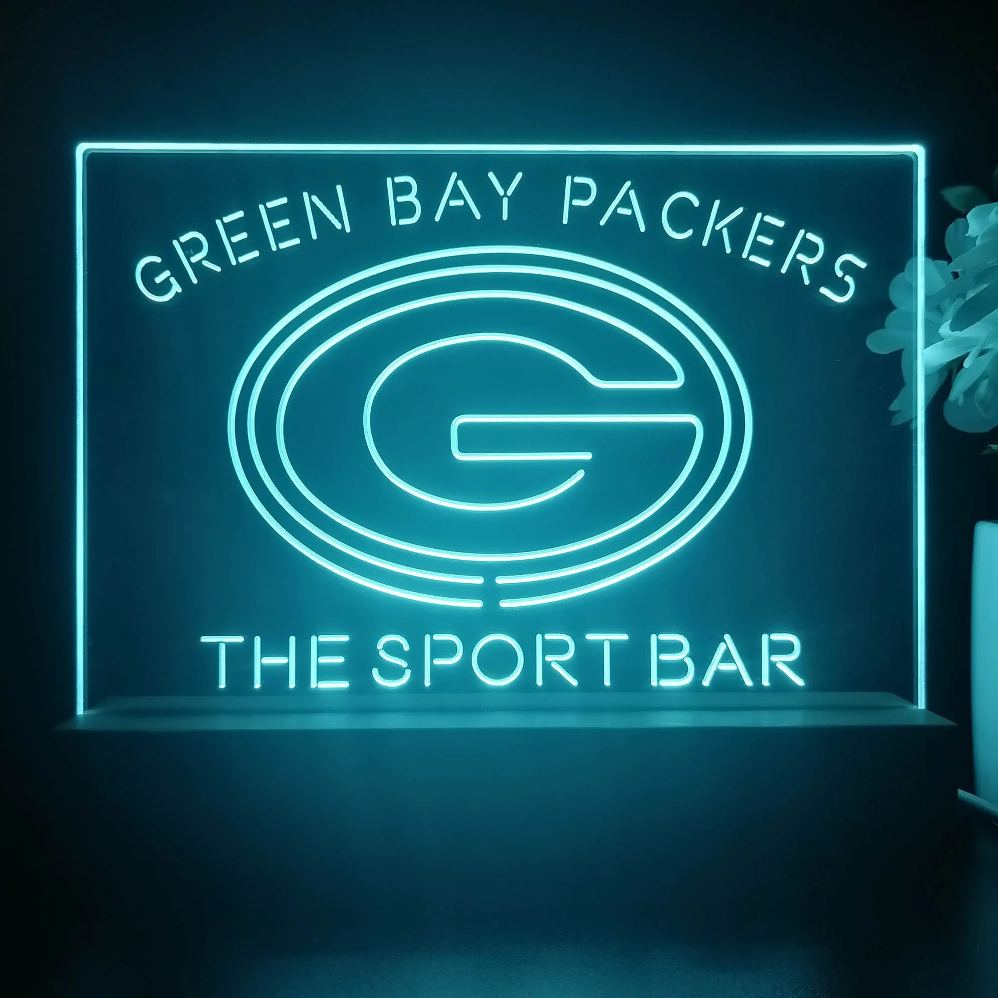 Personalized Green Bay Packers Souvenir Neon LED Night Light Sign - Image 3