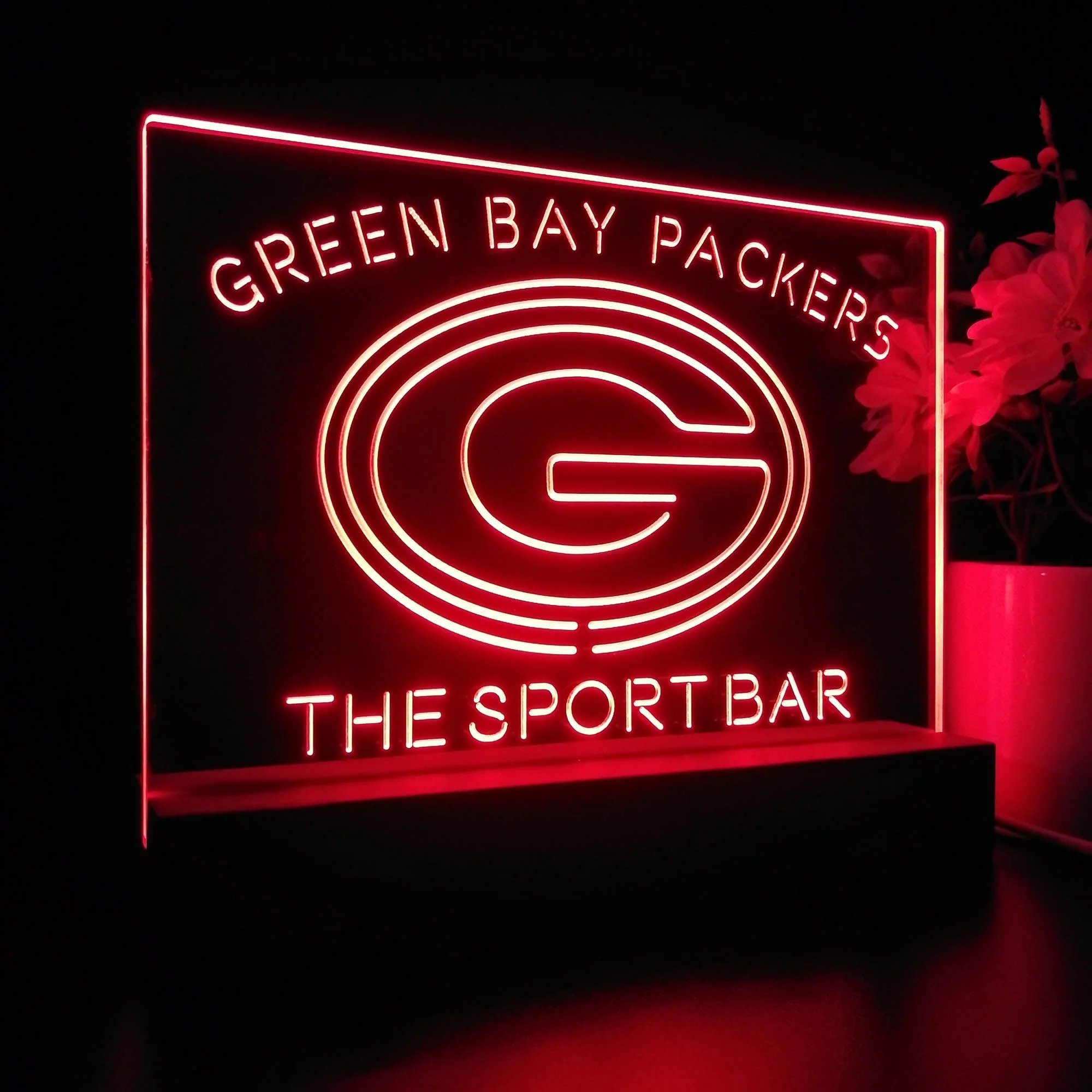 Personalized Green Bay Packers Souvenir Neon LED Night Light Sign - Image 7