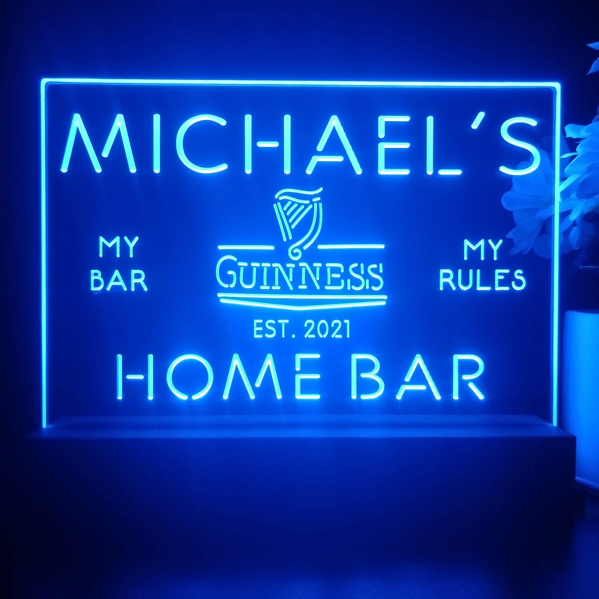 Personalized Guinness Souvenir Neon LED Night Light Sign - Image 4