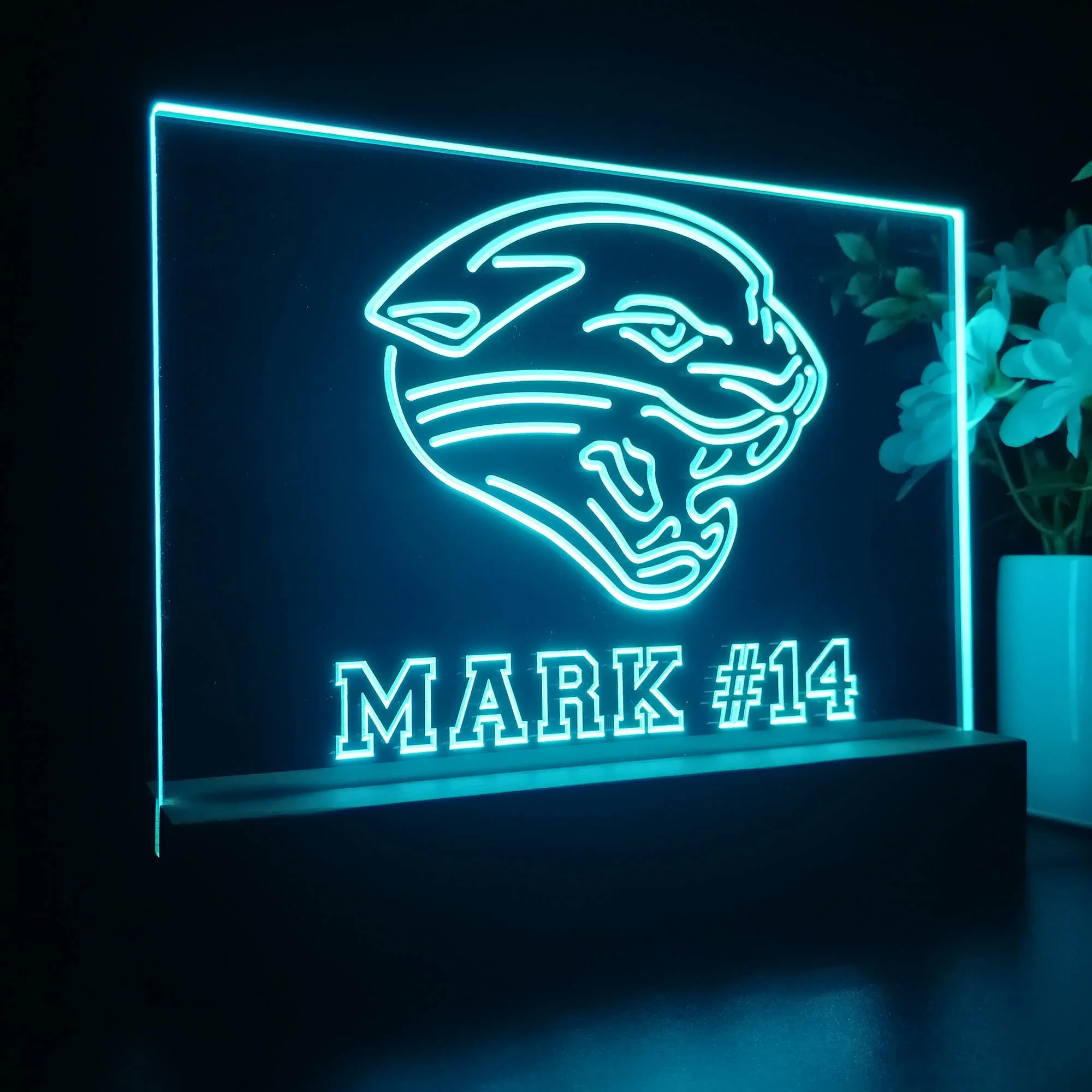 Personalized Jacksonville Jaguars Souvenir Neon LED Night Light Sign - Image 5