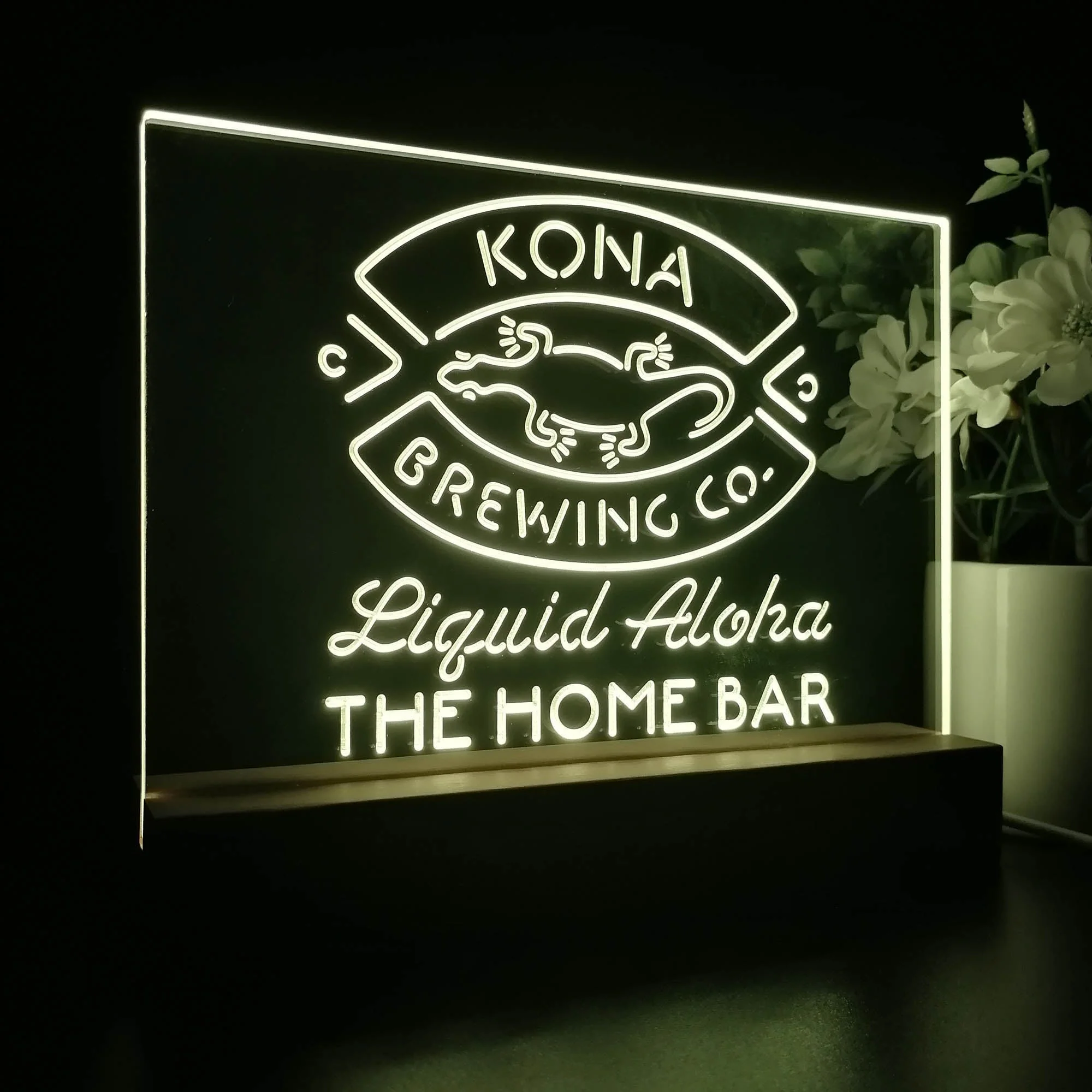 Personalized Kona Brewing Company Souvenir Neon LED Night Light Sign - Image 6
