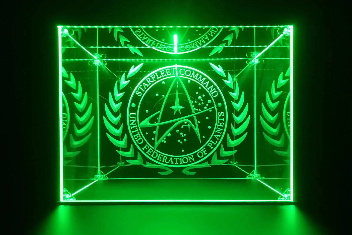 Custom LED Display Case For Star Trek Starfleet Command Merchandise Action Figures - Image 4