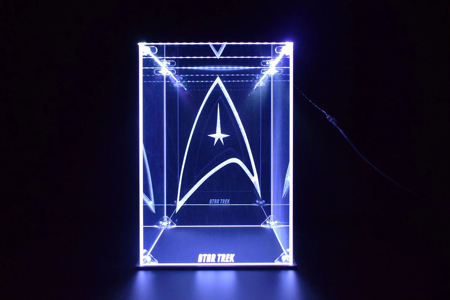Custom LED Display Case For Star Trek Enterprise Action Figures Collectibles - Image 5