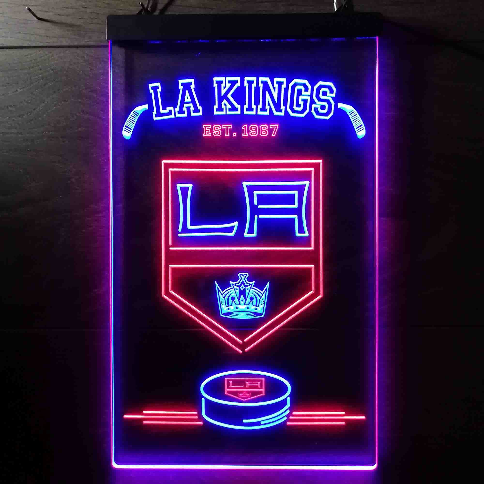 Los Angeles Kings NHL Neon-Like LED Sign - Father's Day Gift - Image 11