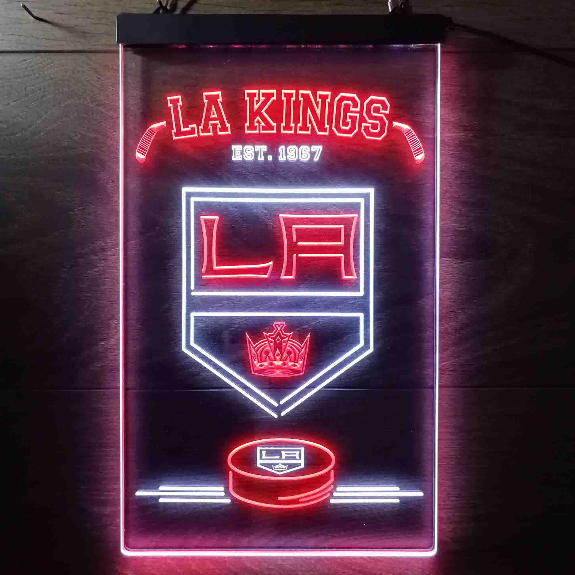 Los Angeles Kings NHL Neon-Like LED Sign - Father's Day Gift - Image 9