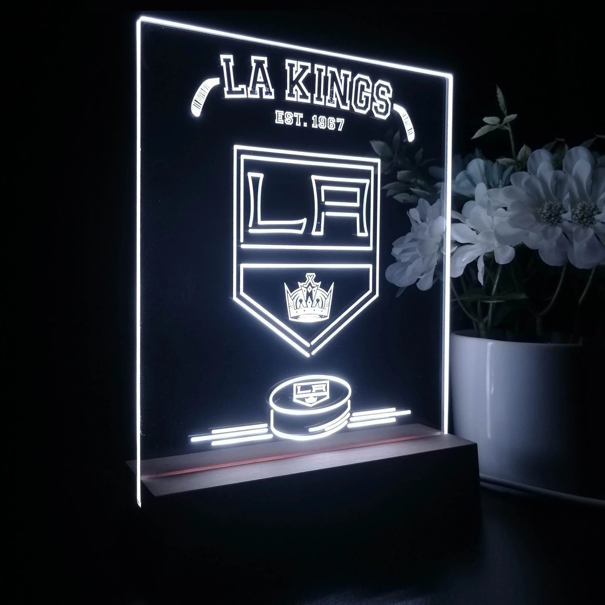 Personalized Los Angeles Kings Souvenir Neon LED Night Light Sign - Image 5