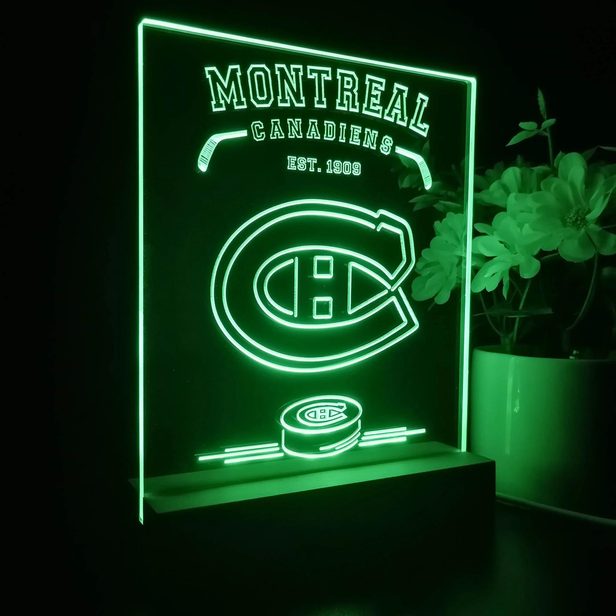 Personalized Montreal Canadiens Souvenir Neon LED Night Light Sign - Image 5