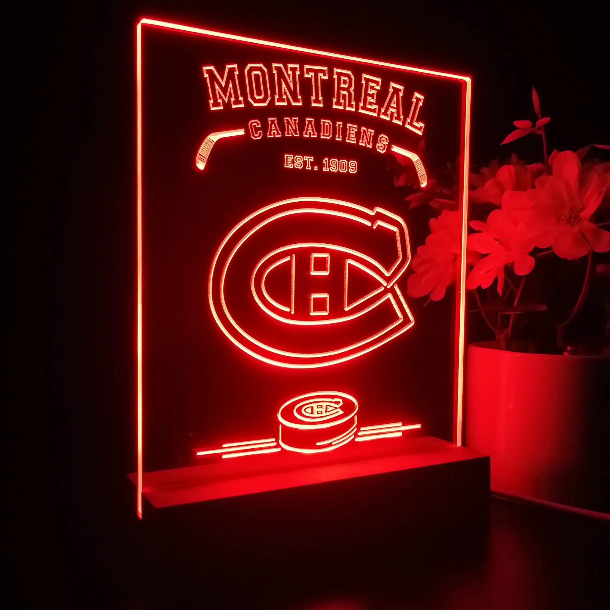 Personalized Montreal Canadiens Souvenir Neon LED Night Light Sign - Image 7