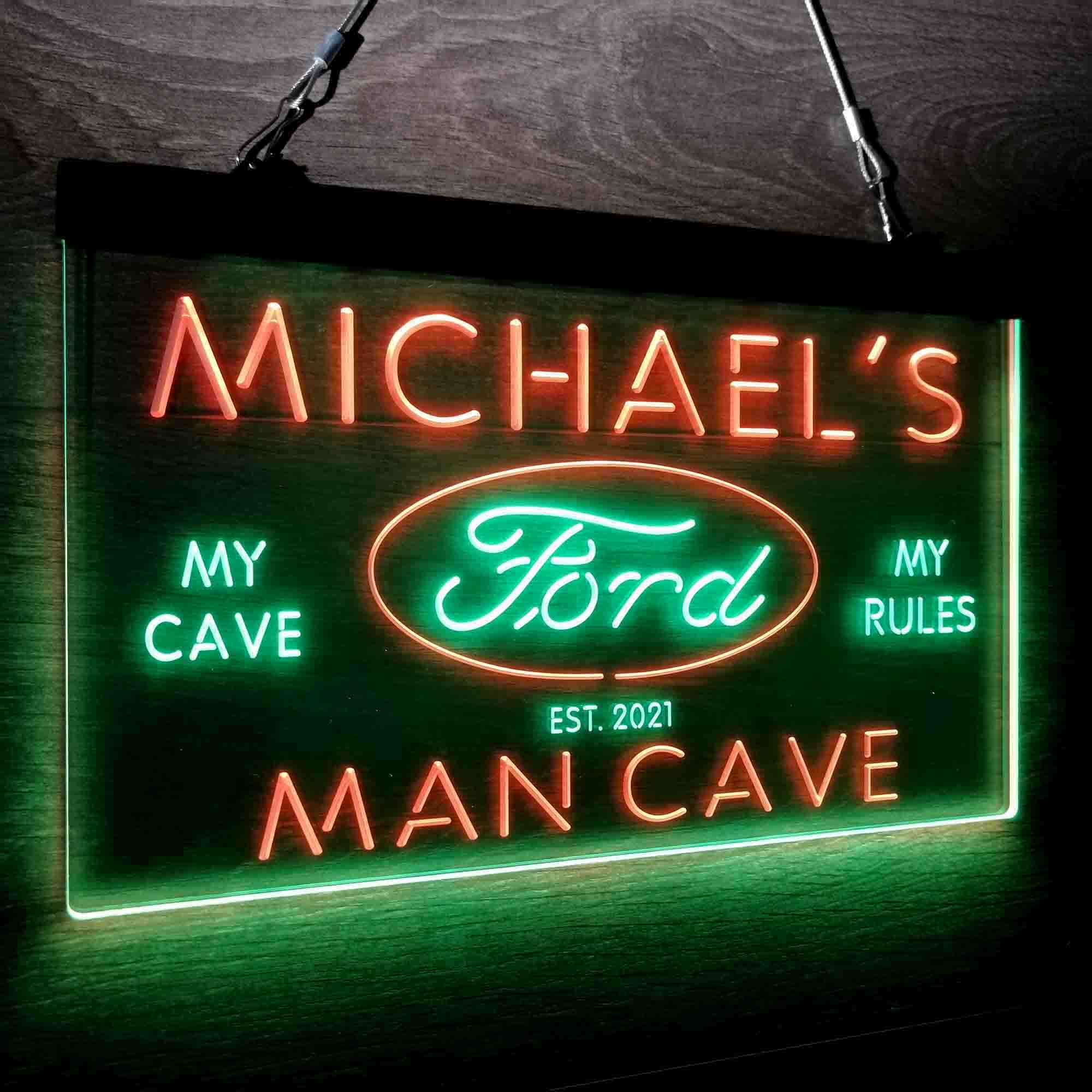 Personalized Ford Garage Neon LED Sign - Image 16