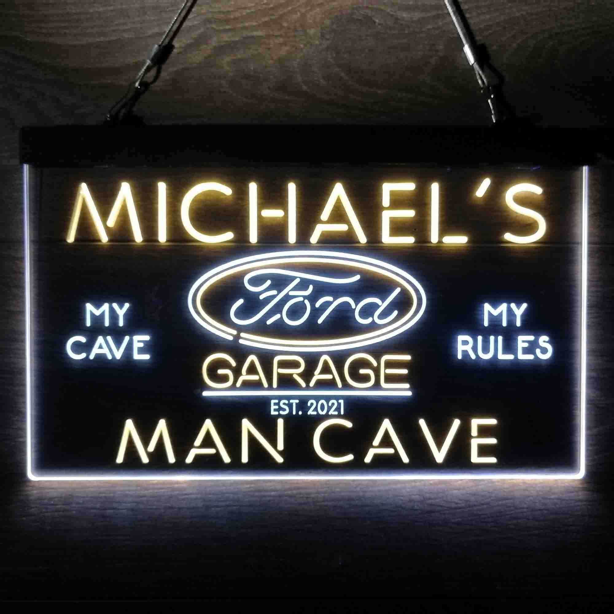 Custom Ford Neon-Like LED Sign, Garage Decor Gift - Image 10