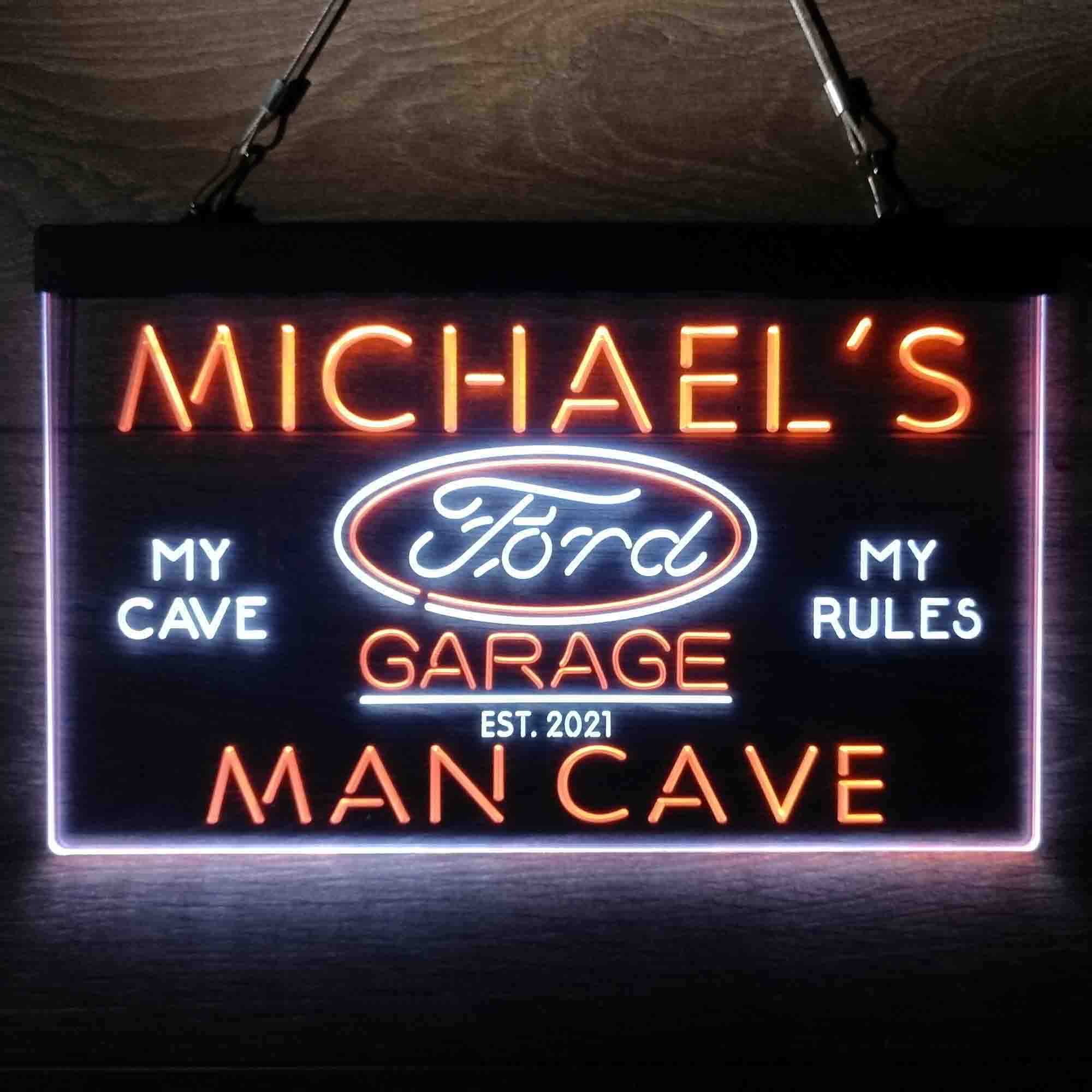 Custom Ford Neon-Like LED Sign, Garage Decor Gift - Image 13