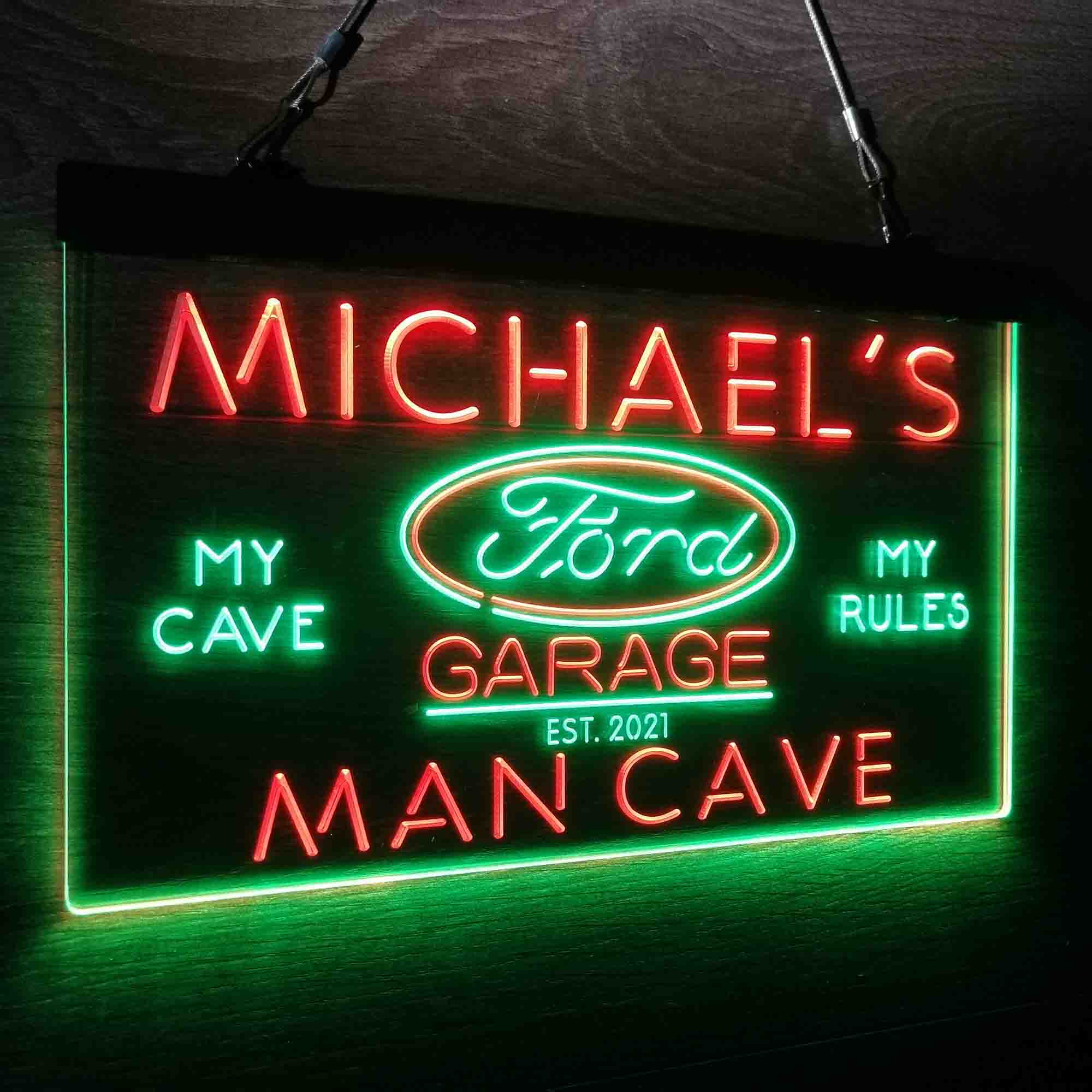 Custom Ford Neon-Like LED Sign, Garage Decor Gift - Image 14