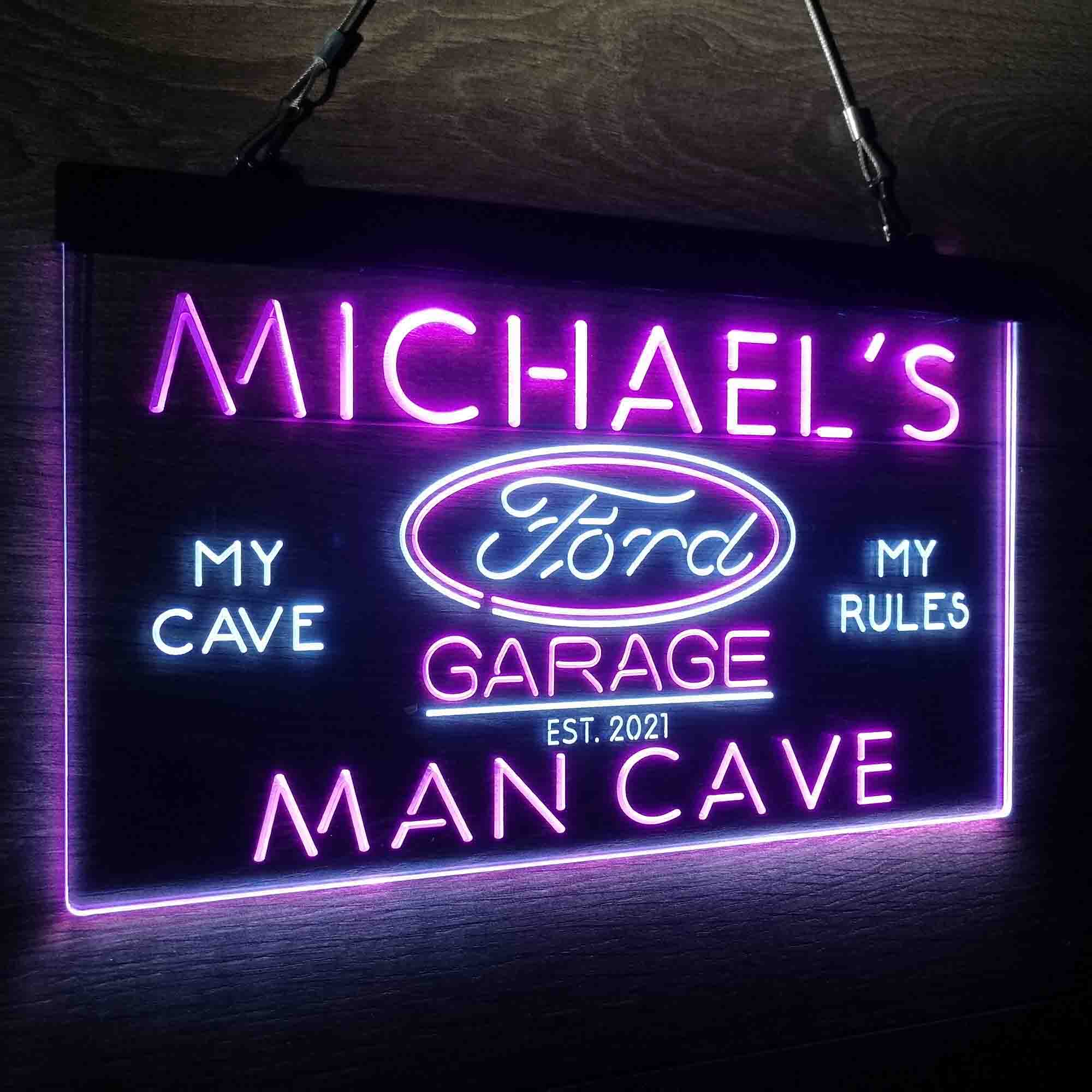 Custom Ford Neon-Like LED Sign, Garage Decor Gift - Image 16