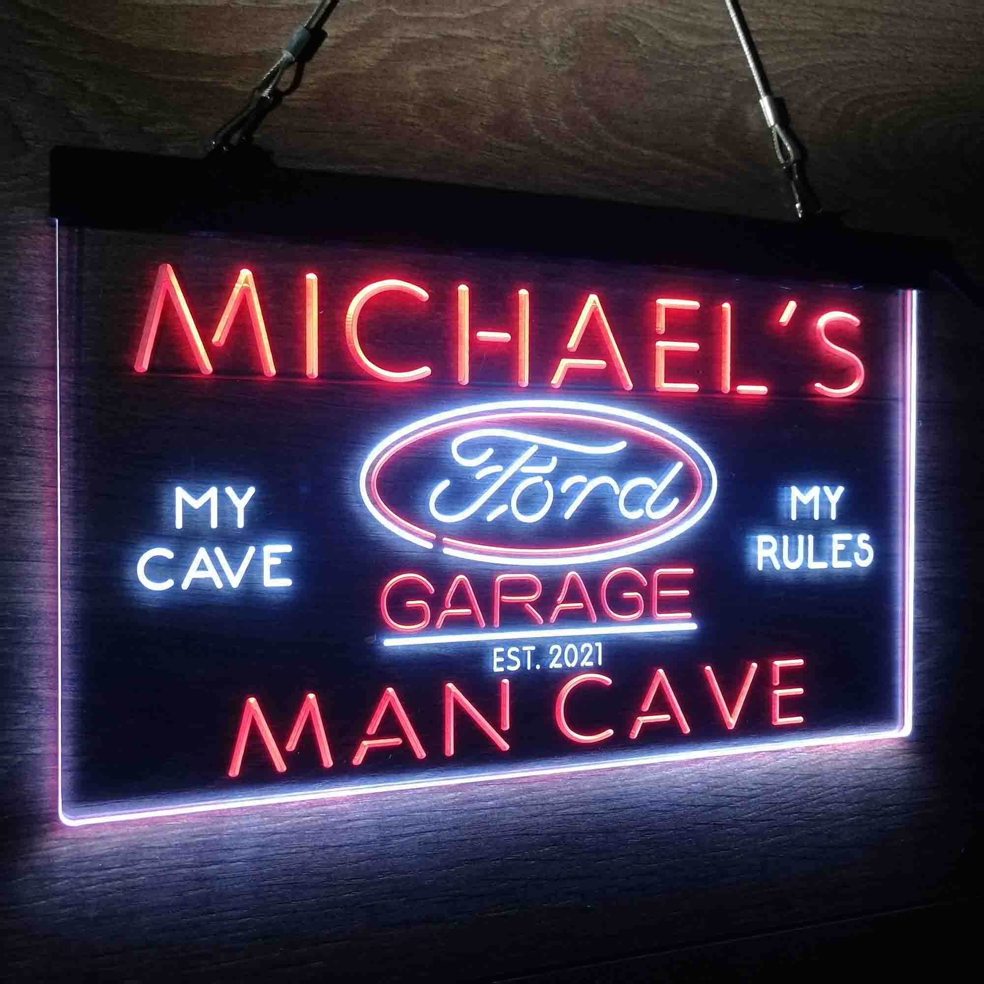 Custom Ford Neon-Like LED Sign, Garage Decor Gift - Image 17