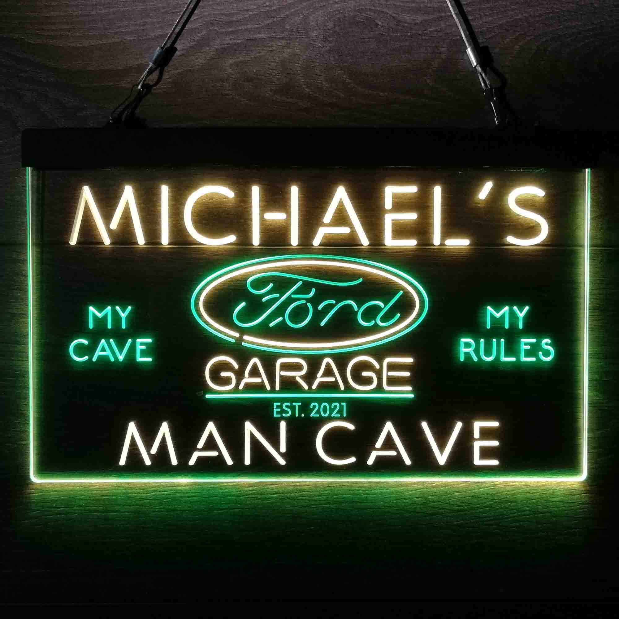 Custom Ford Neon-Like LED Sign, Garage Decor Gift - Image 2