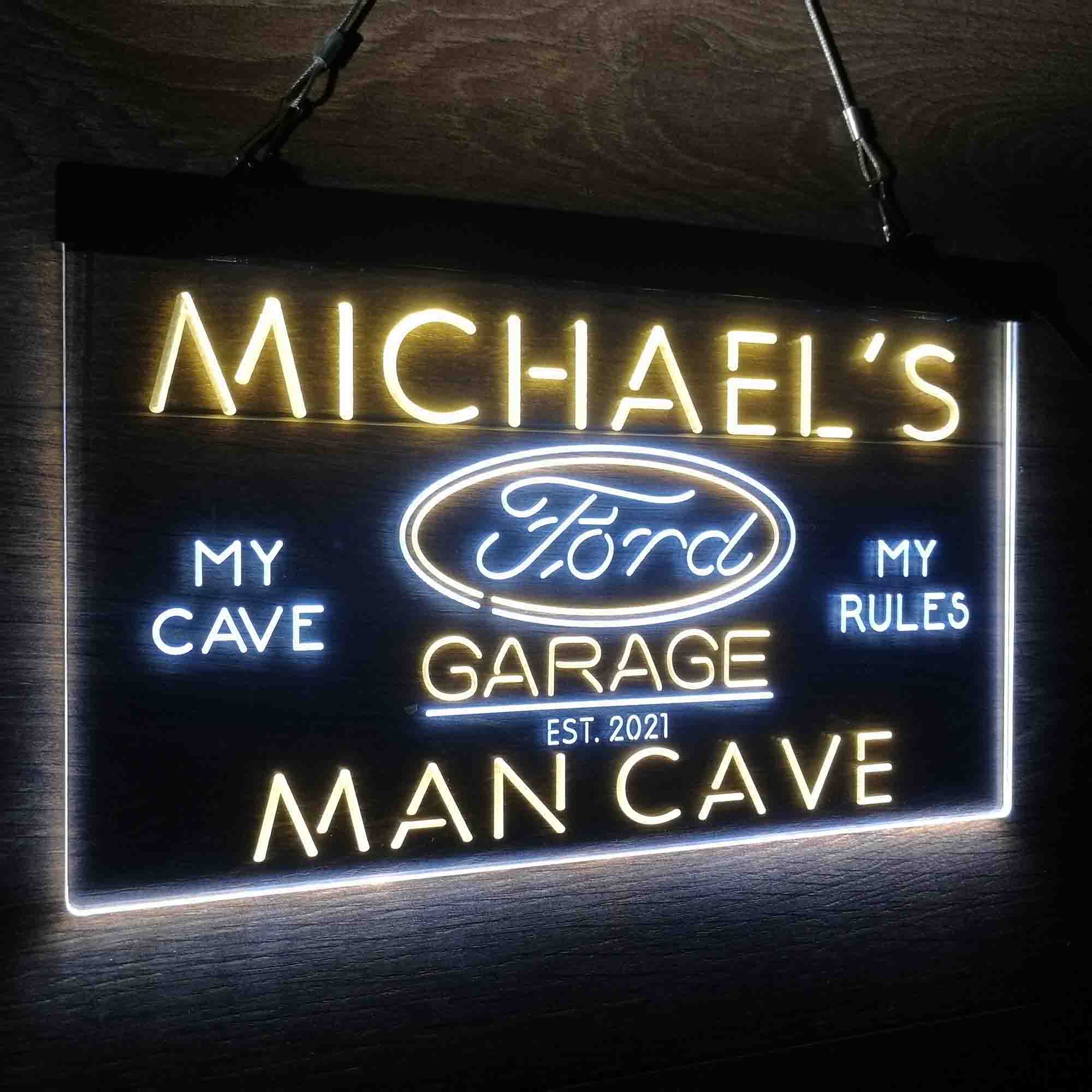 Custom Ford Neon-Like LED Sign, Garage Decor Gift - Image 23