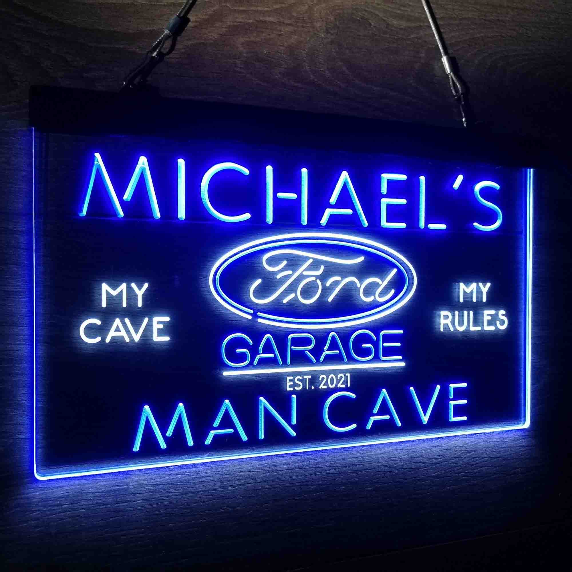 Custom Ford Neon-Like LED Sign, Garage Decor Gift - Image 24