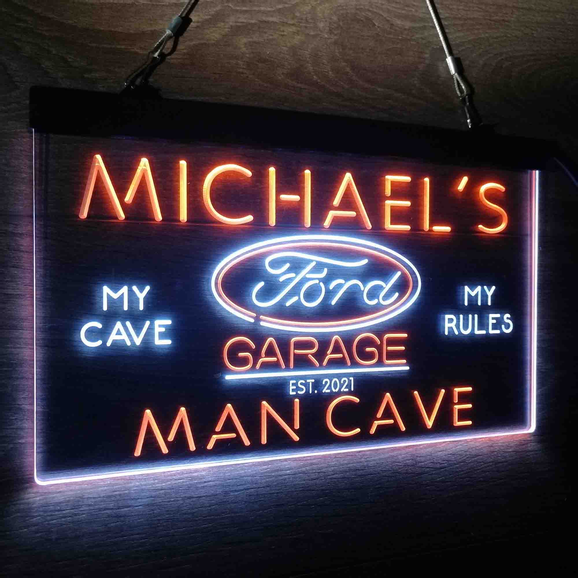 Custom Ford Neon-Like LED Sign, Garage Decor Gift - Image 26