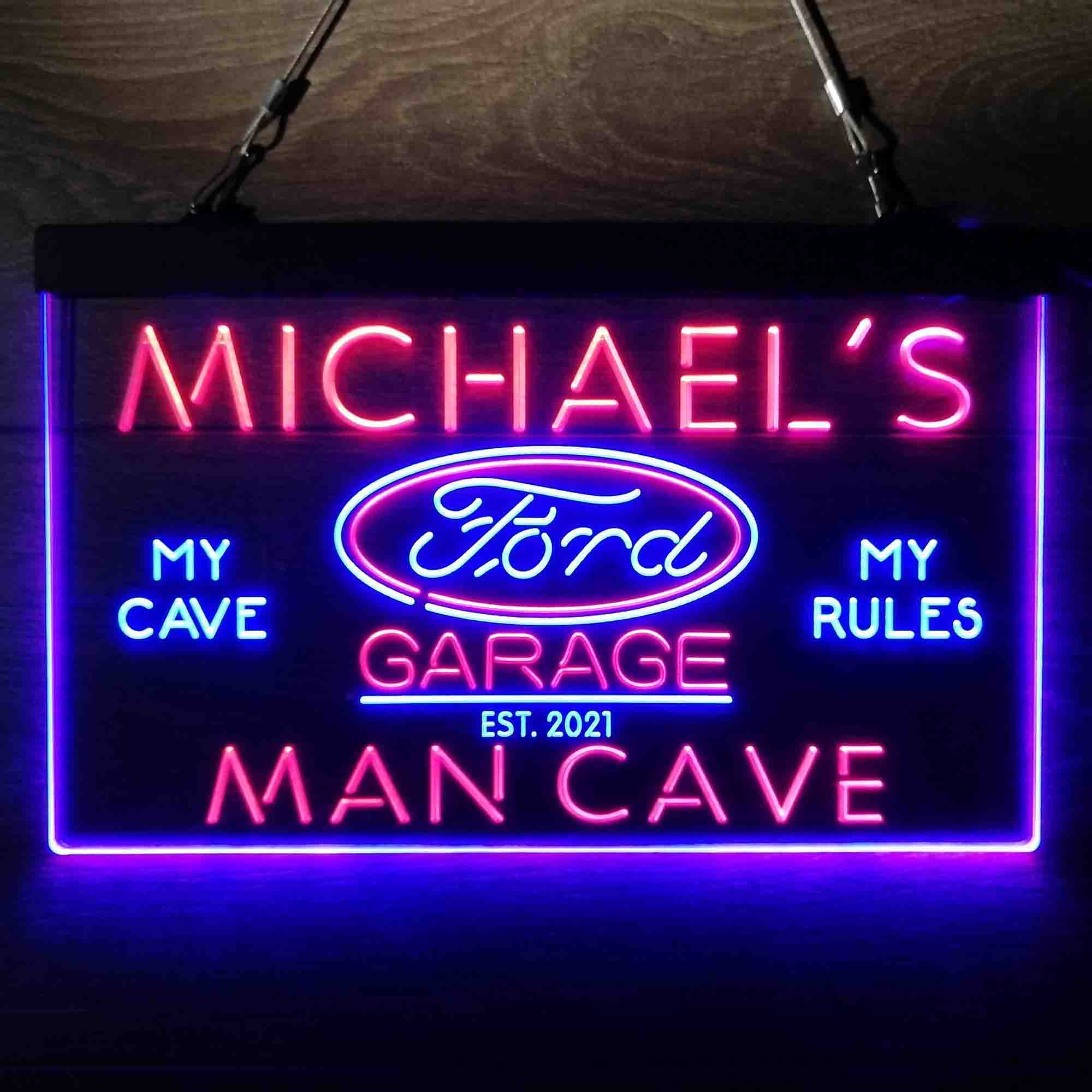 Custom Ford Neon-Like LED Sign, Garage Decor Gift - Image 5