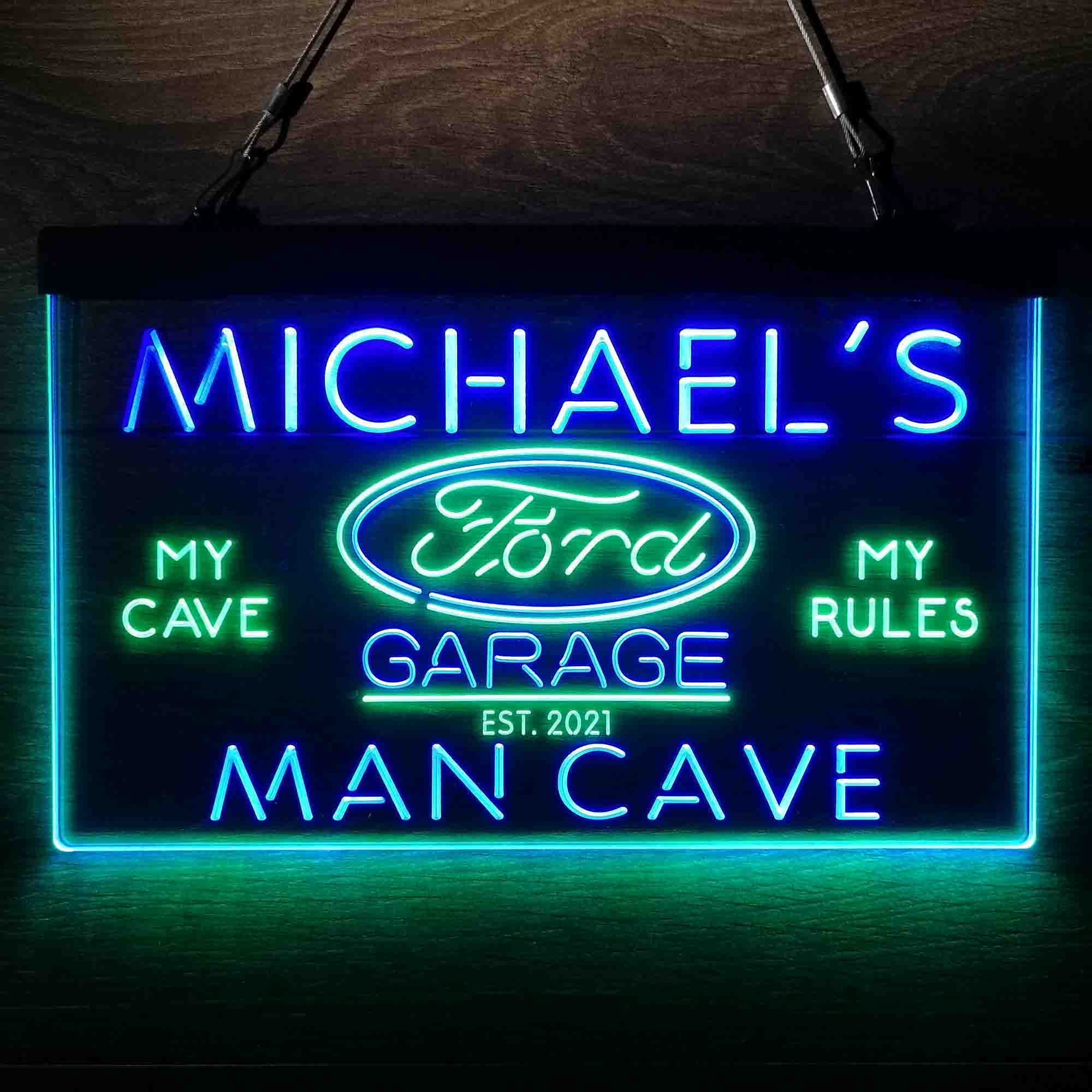 Custom Ford Neon-Like LED Sign, Garage Decor Gift - Image 6