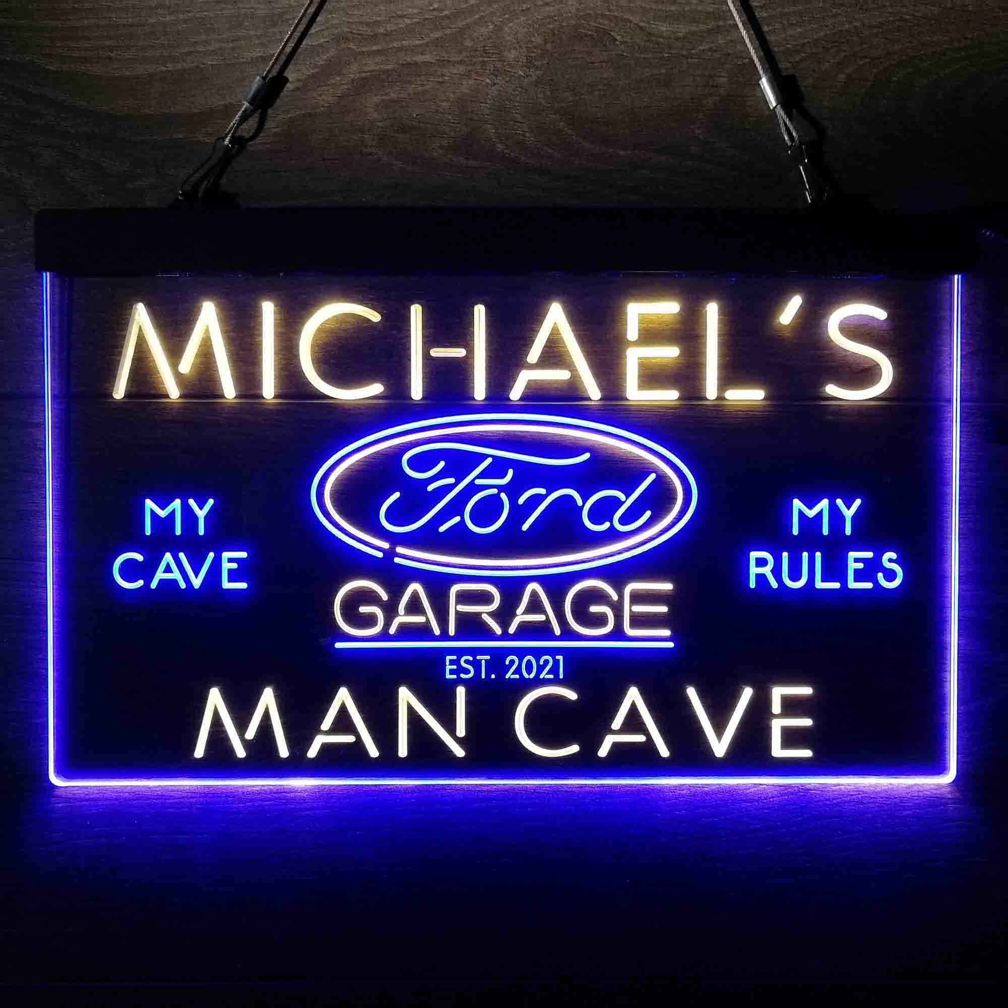 Custom Ford Neon-Like LED Sign, Garage Decor Gift - Image 7