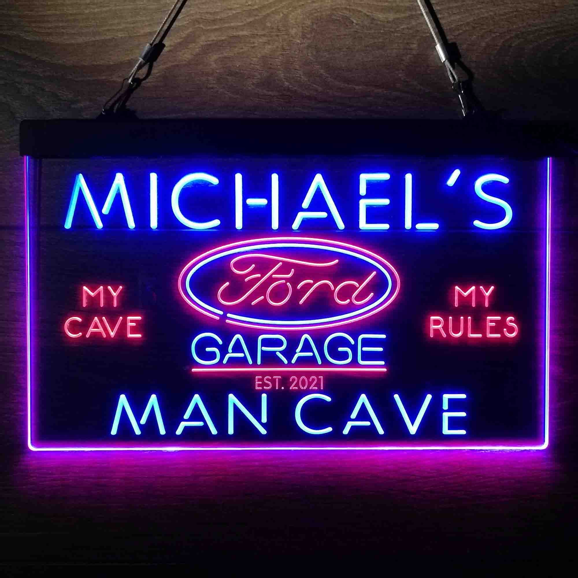 Custom Ford Neon-Like LED Sign, Garage Decor Gift - Image 9
