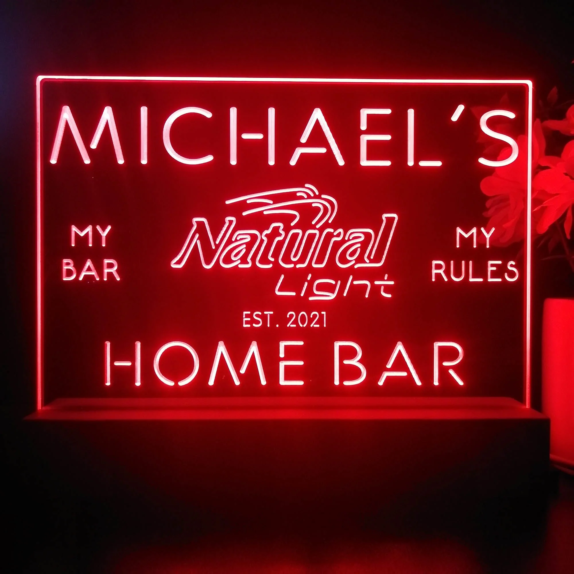 Personalized Natural Light Souvenir Neon LED Night Light Sign - Image 3