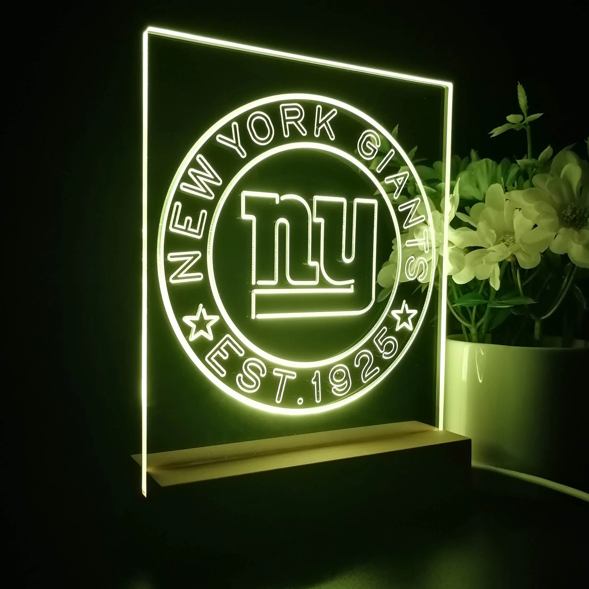 Personalized New York Giants Souvenir Neon LED Night Light Sign - Image 6