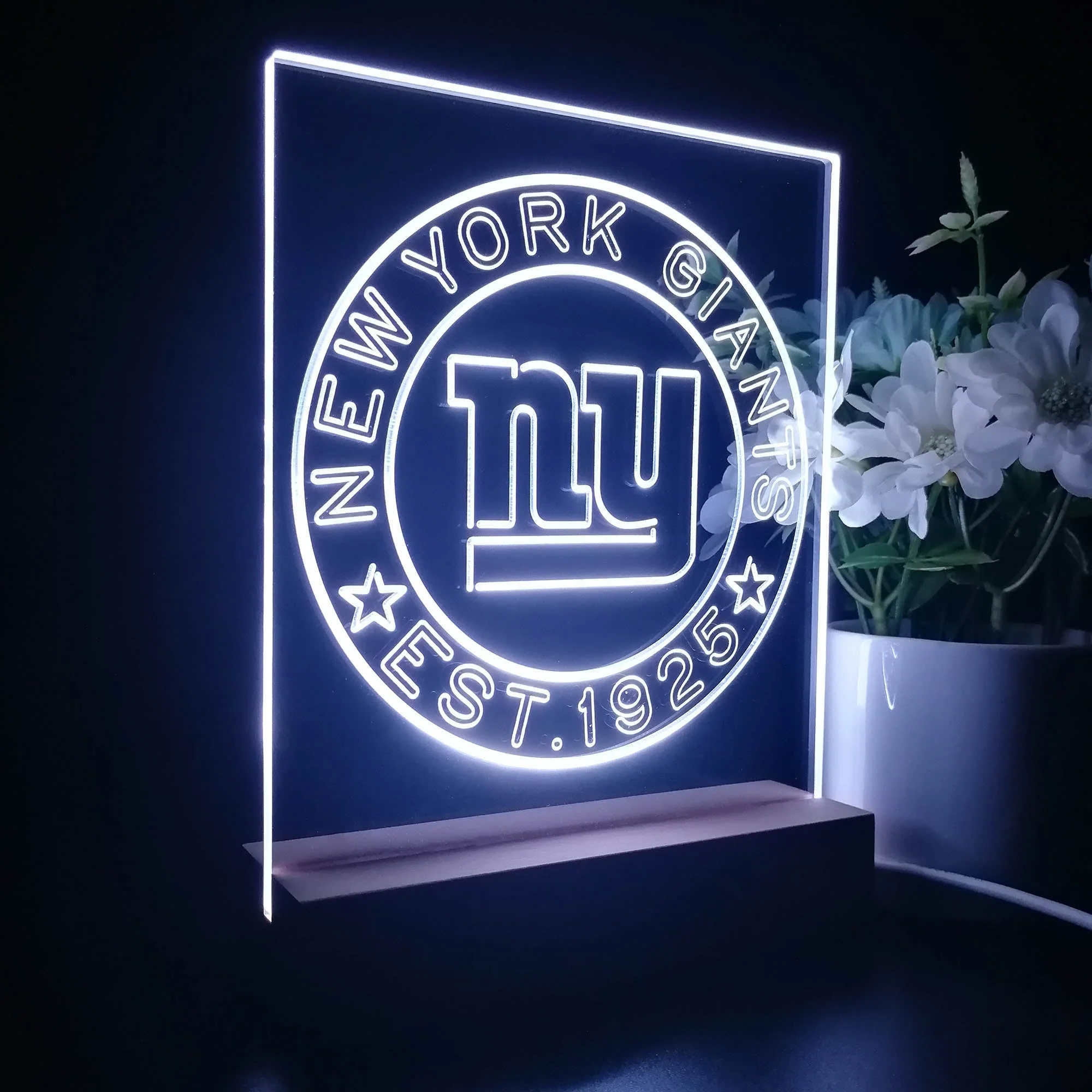 Personalized New York Giants Souvenir Neon LED Night Light Sign - Image 7