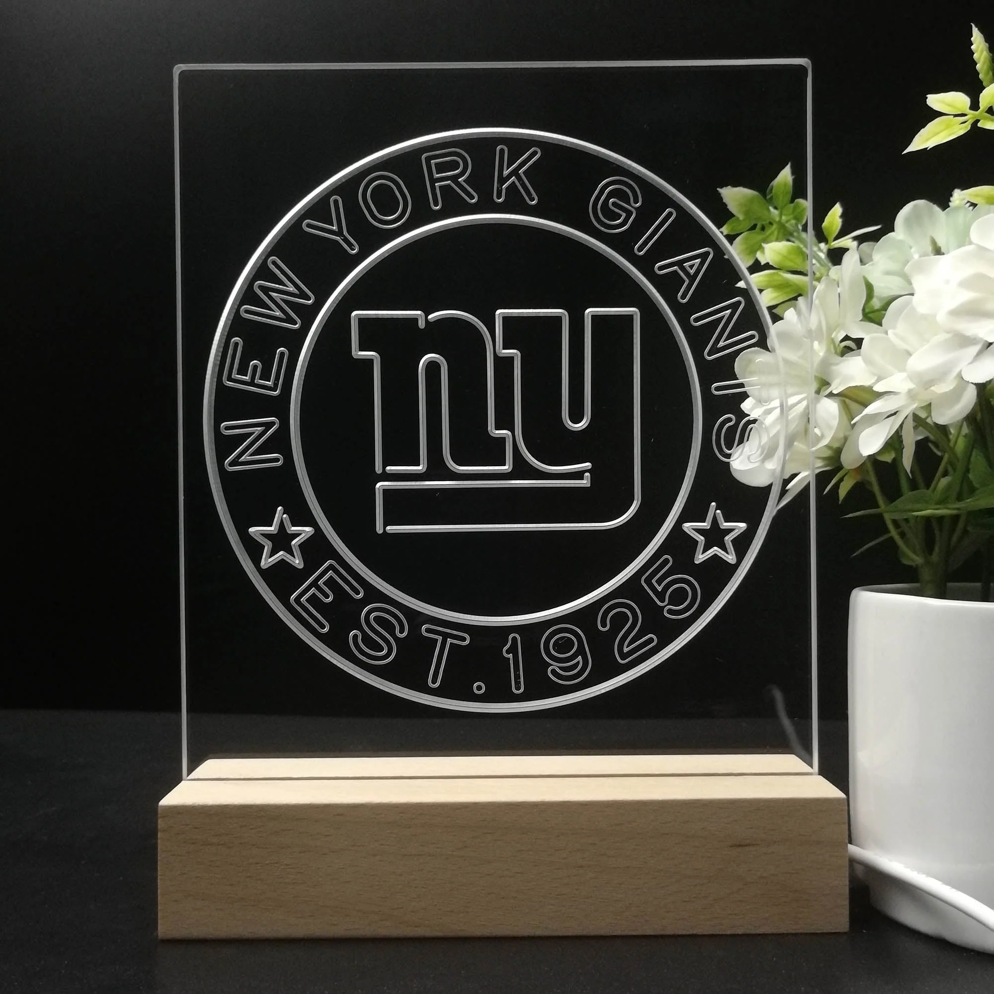 Personalized New York Giants Souvenir Neon LED Night Light Sign - Image 8