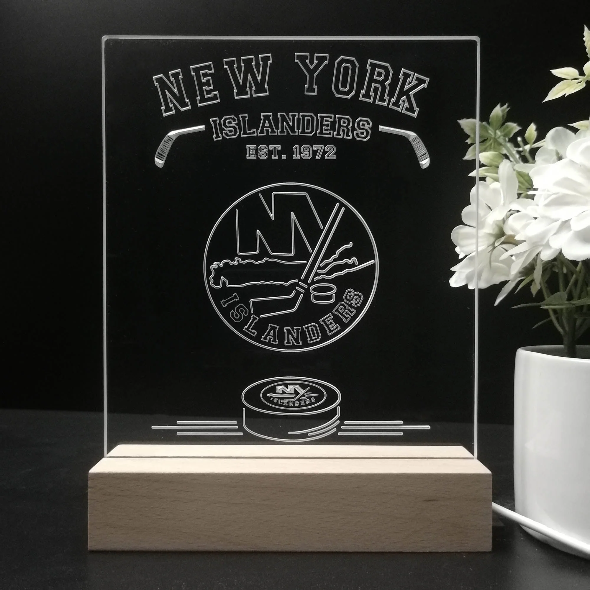 Personalized New York Islanders Souvenir Neon LED Night Light Sign - Image 8