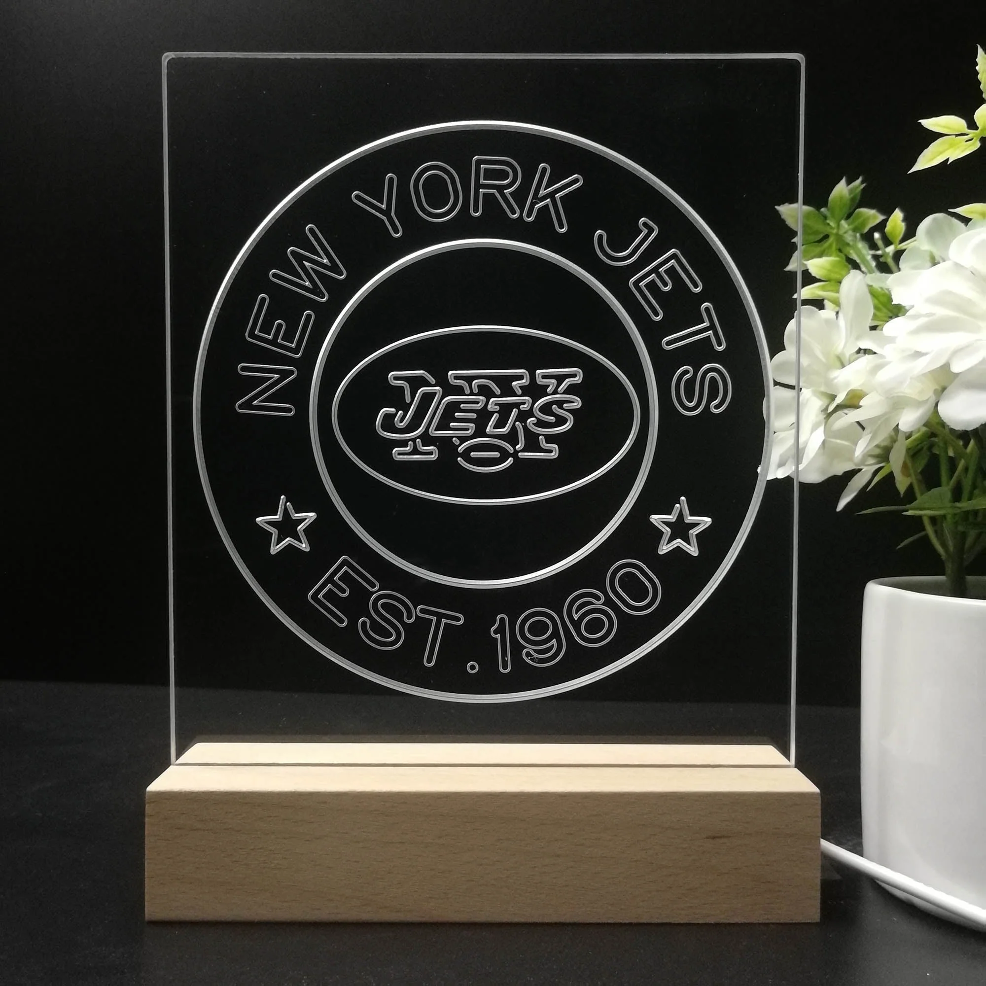 Personalized New York Jets Souvenir Neon LED Night Light Sign - Image 8