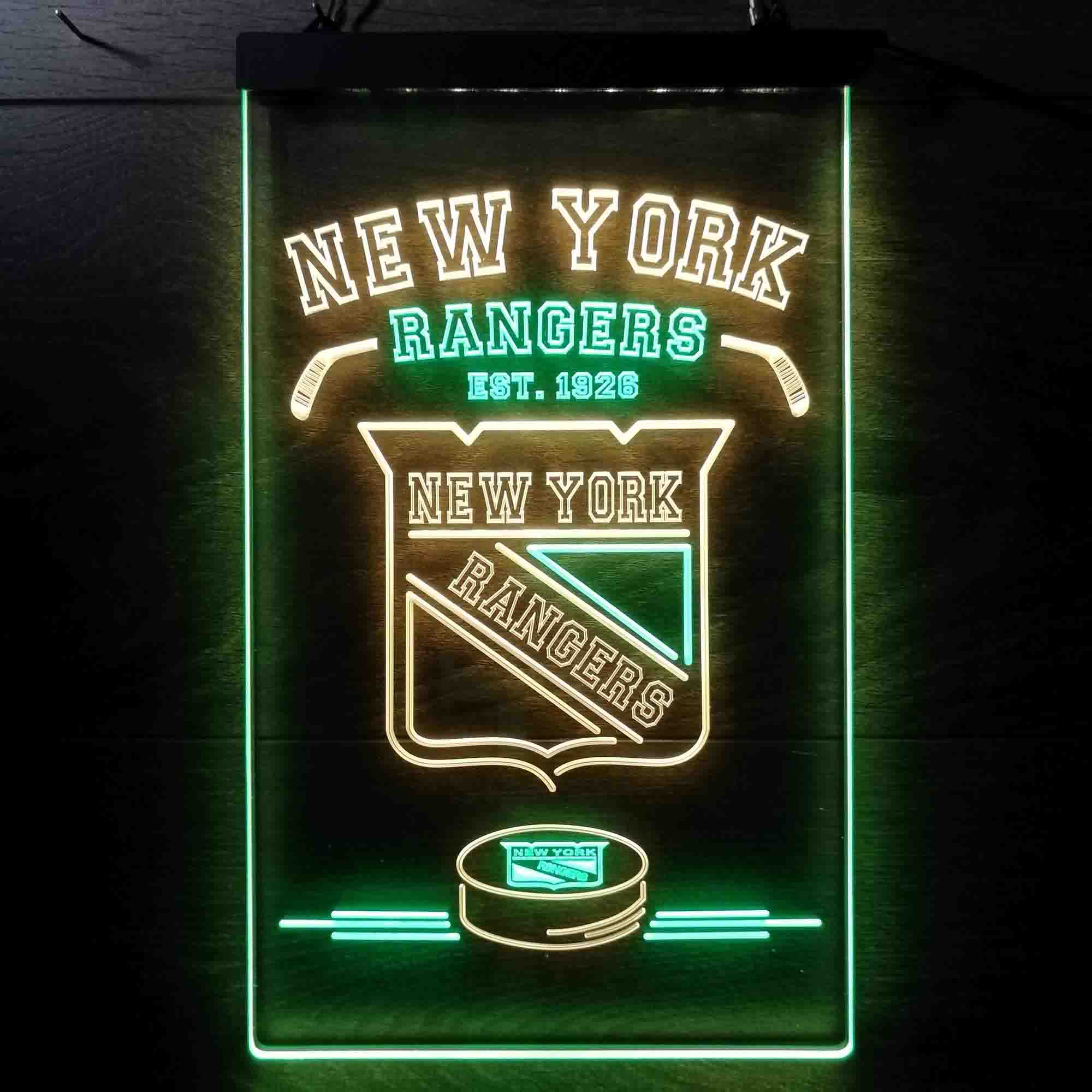 New York Rangers NHL Neon-Like LED Sign - Image 6