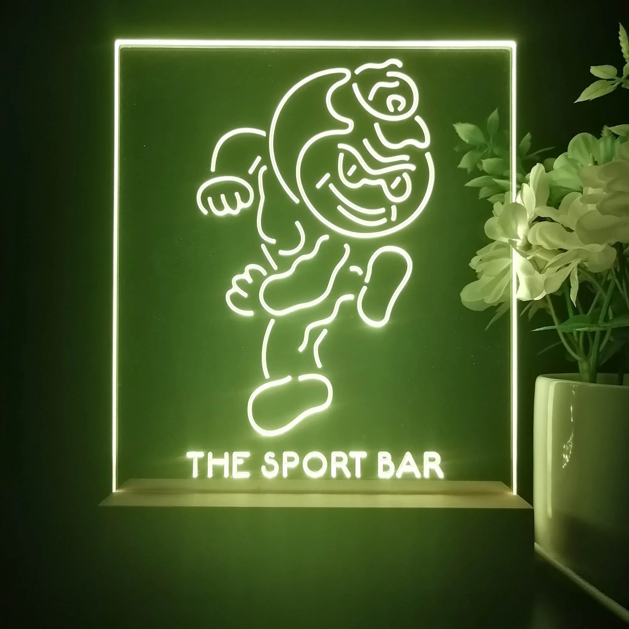 Personalized Ohio State Buckeyes Brutus Souvenir Neon LED Night Light Sign - Image 3